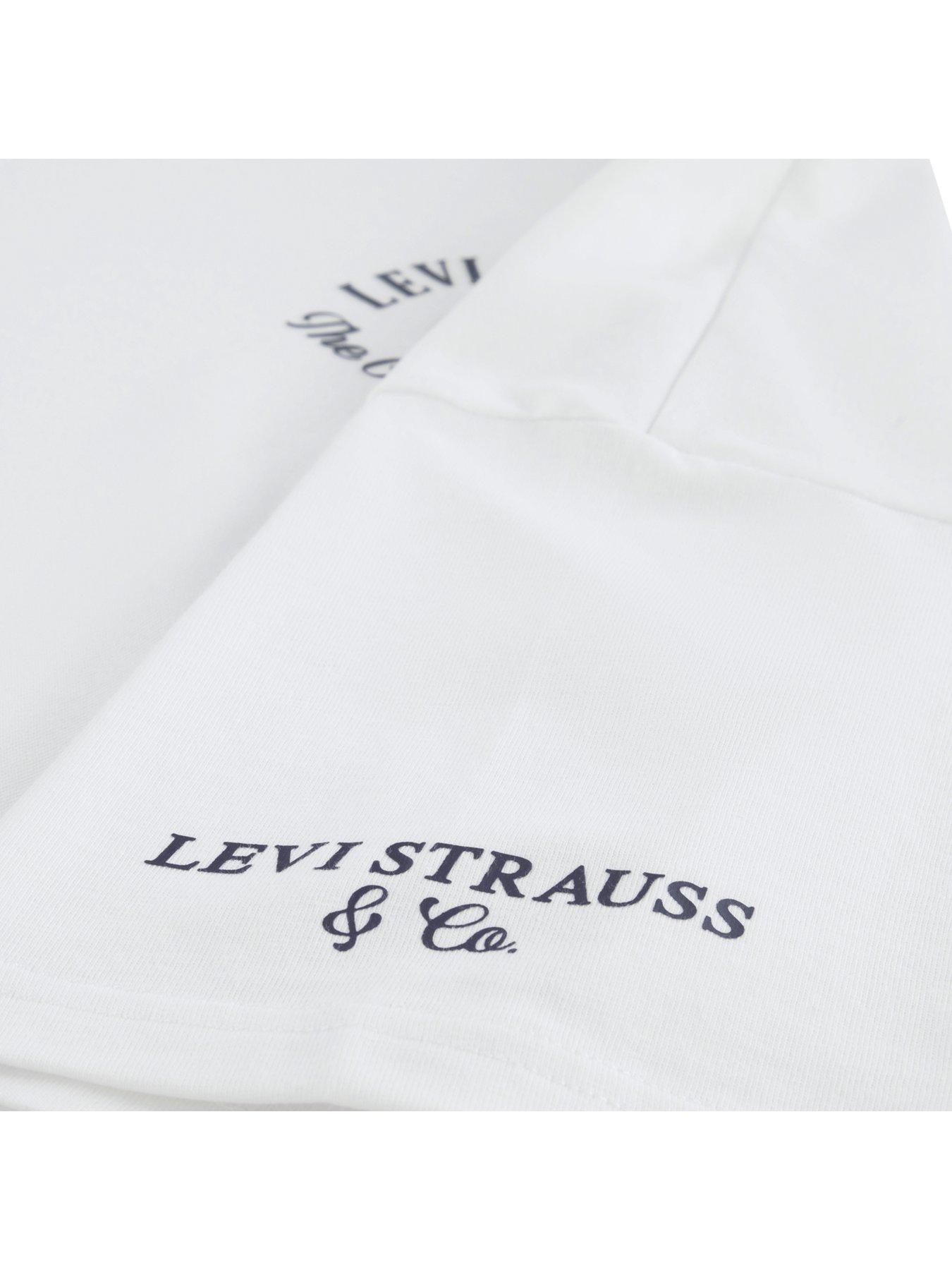 Image 2 of 3 of Levi's Boys Urban Prep Short Sleeve T-Shirt - White