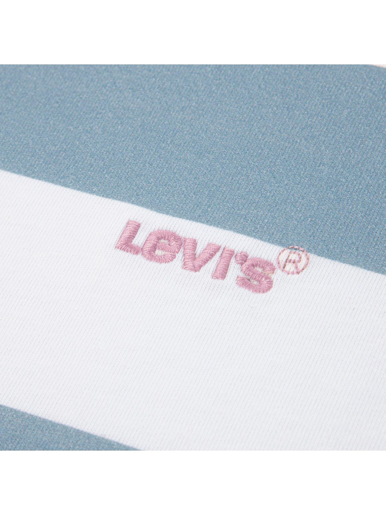 Image 5 of 5 of Levi's Boys Big Stripe Short Sleeve T-shirt - Grey
