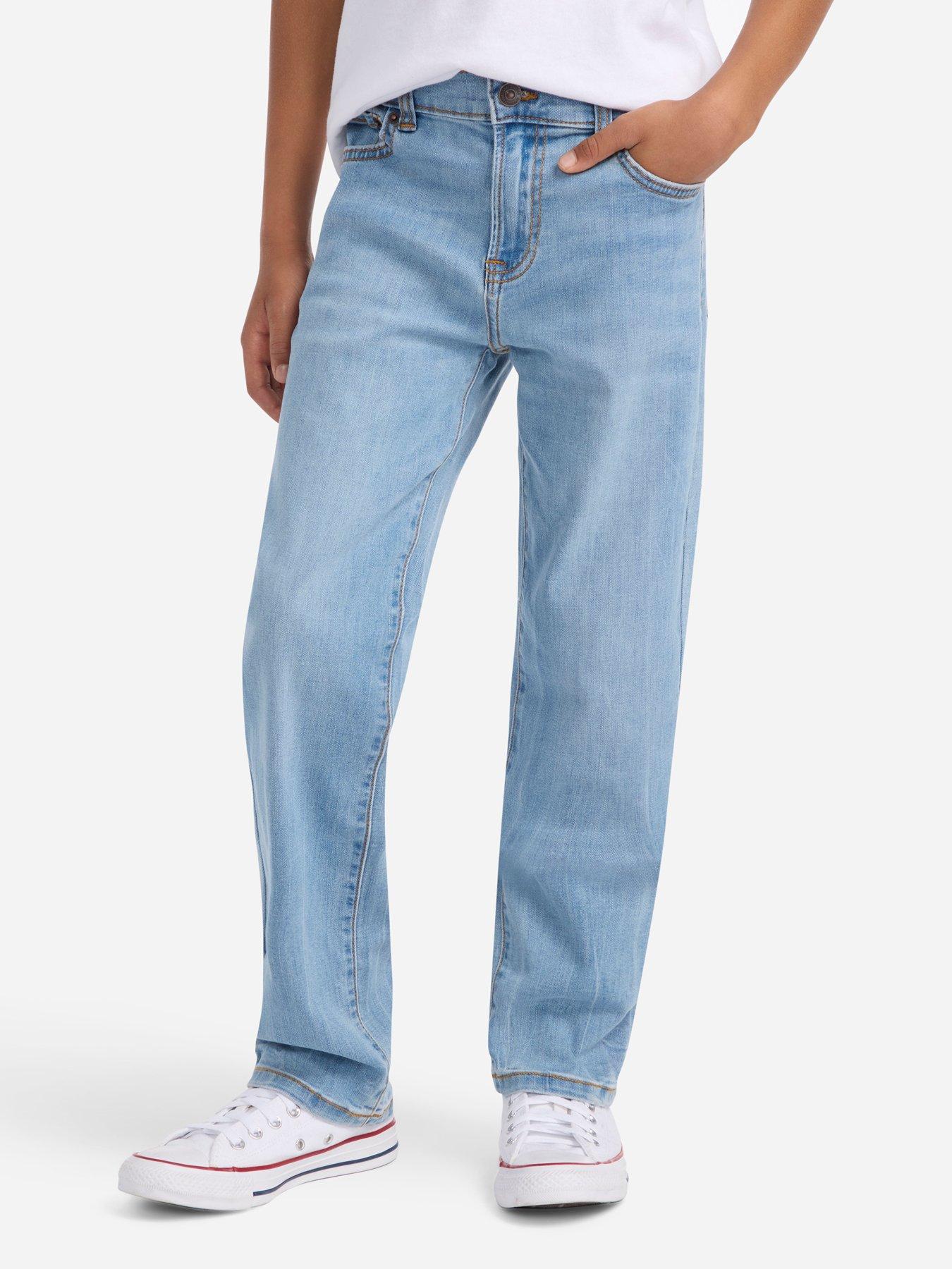 Abercrombie & Fitch Boys Straight Fit Jeans - Blue