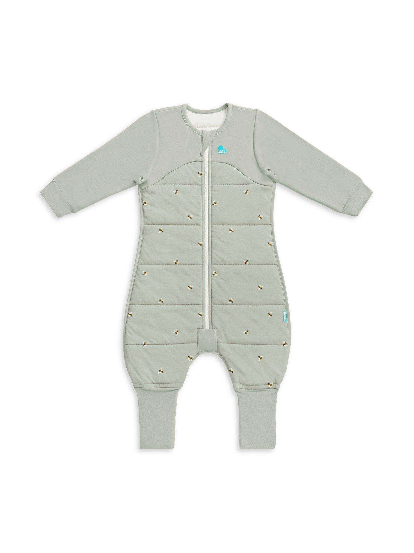 Image 1 of 4 of Love To Dream Sleep Suit Bees - Olive, 2.5 T (24-36M)