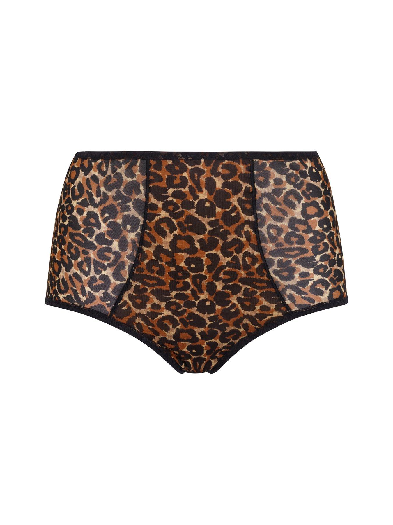 Image 6 of 6 of Gossard Glossies Leopard Deep Brief