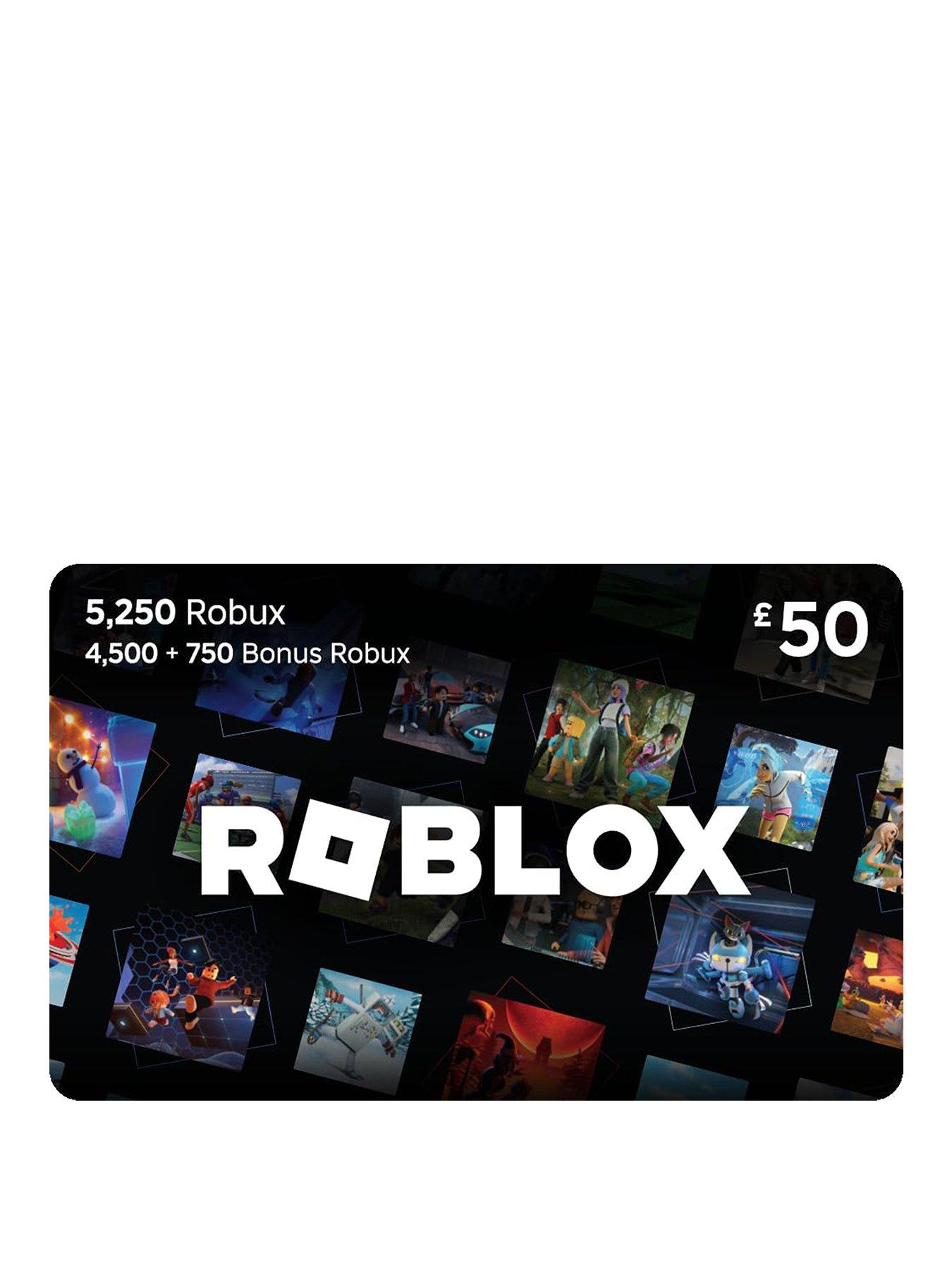 Roblox £50 Gift Card (Digital Download) | Very