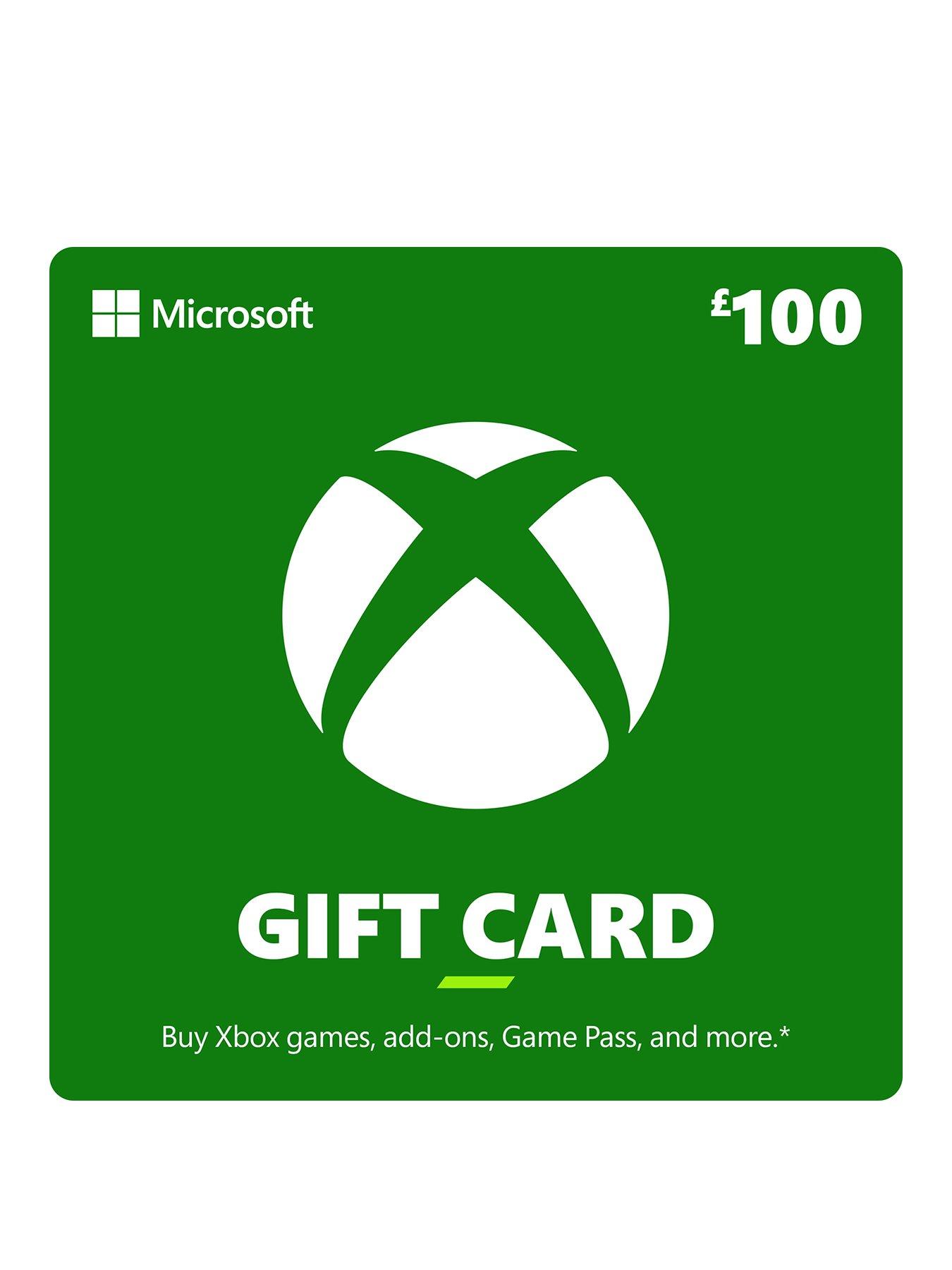 Xbox £100 Gift Card (Digital Code) | Very