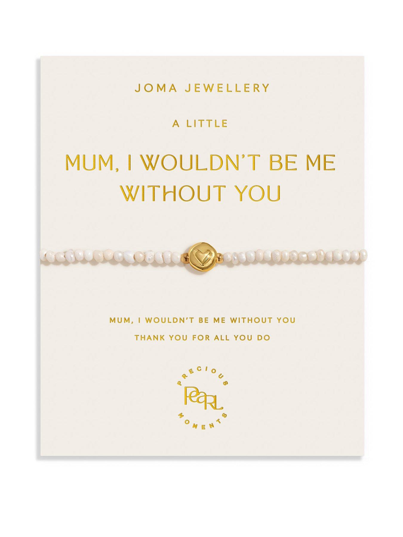 Joma Jewellery Precious Moments , Mum, I Wouldn'T Be Me Without You , Gold Plated , Bracelet , 18Cm + 3Cm Extender