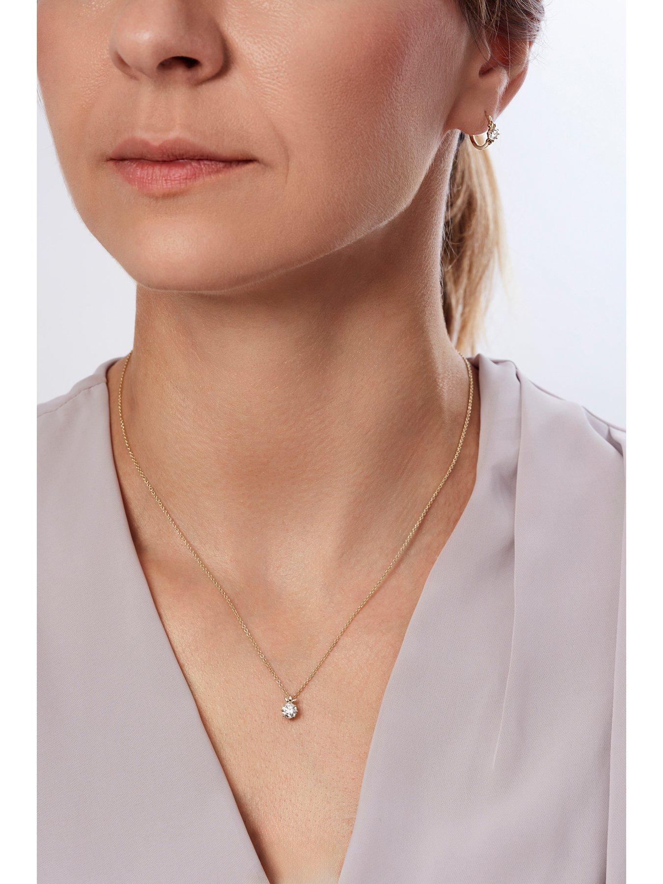 Image 2 of 4 of Created Brilliance Willow Hoop 9ct Yellow Gold 0.44ct tw Lab Grown Diamond Petal Hoop Earrings
