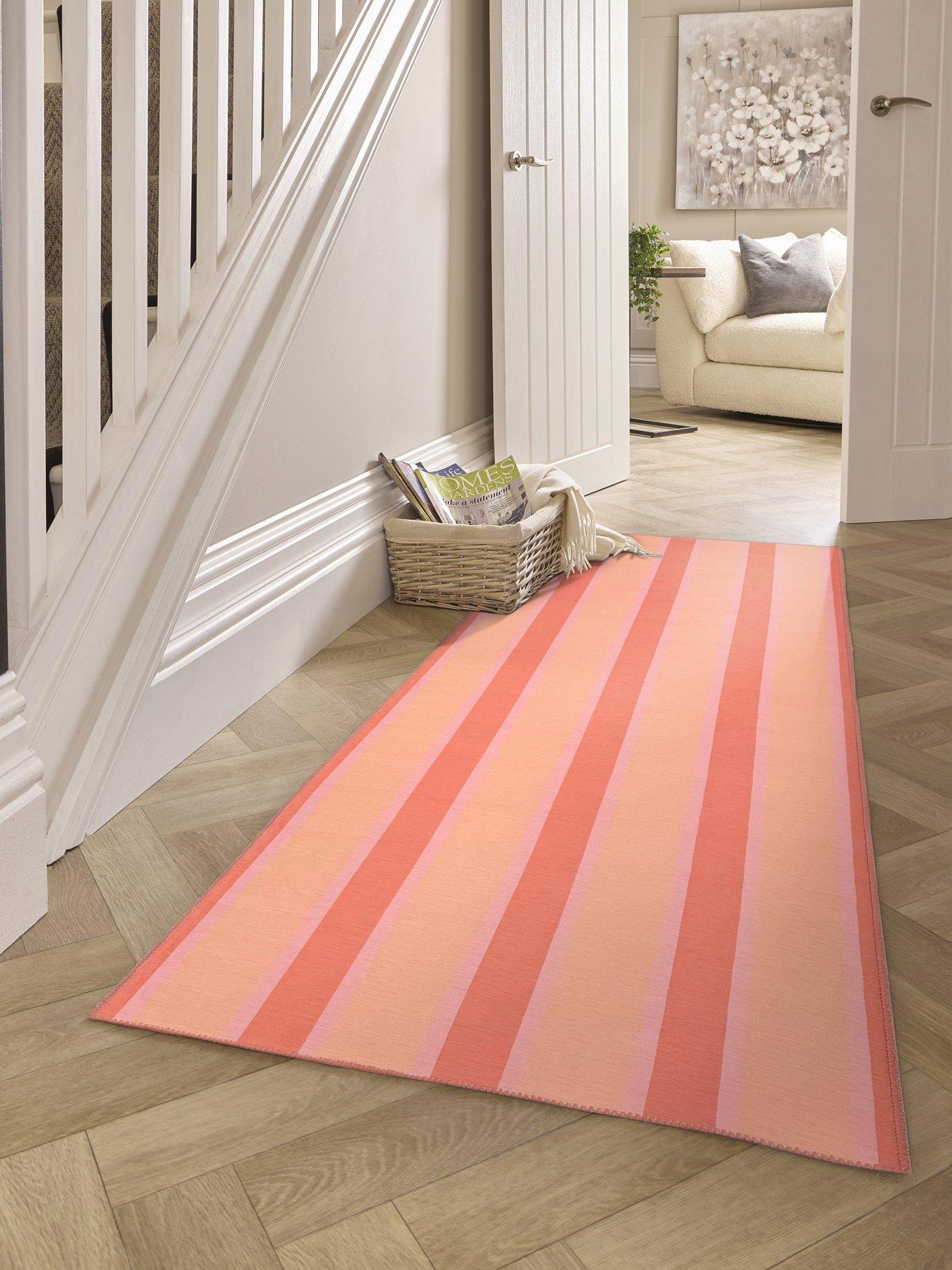 The Very Collection Sorbet Washable Stripe Runner 67X200Cm