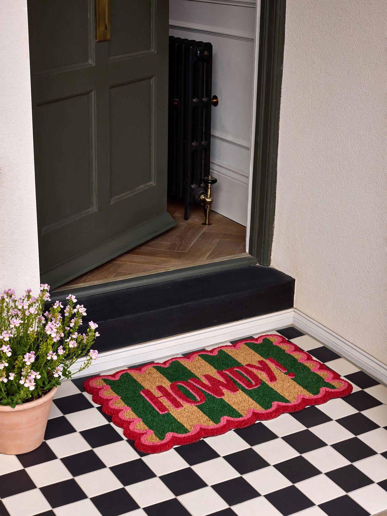 Very Home Howdy Stripe Coir Doormat 45x75cm