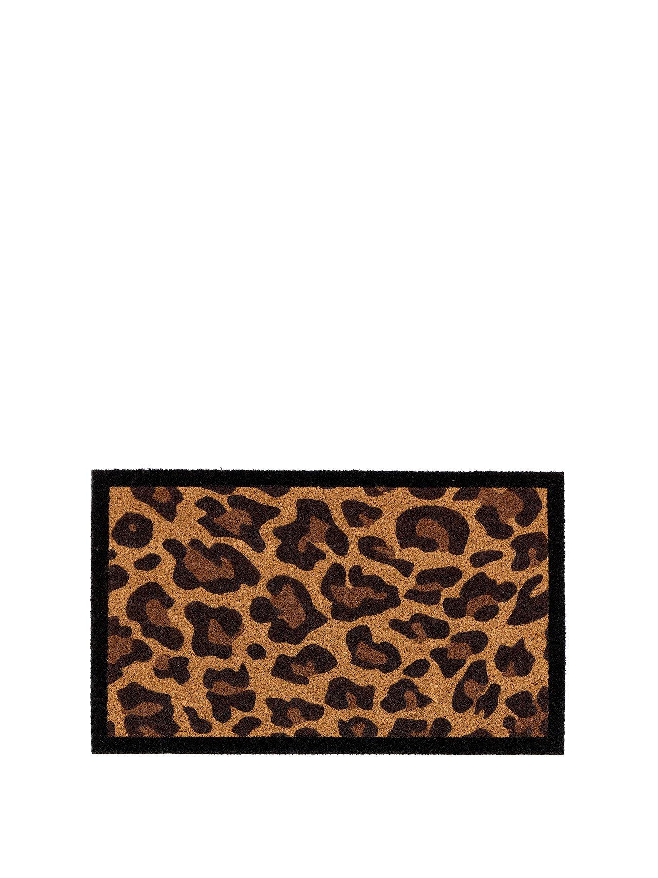 Image 2 of 3 of Very Home Leopard Border Coir Doormat 45x75cm