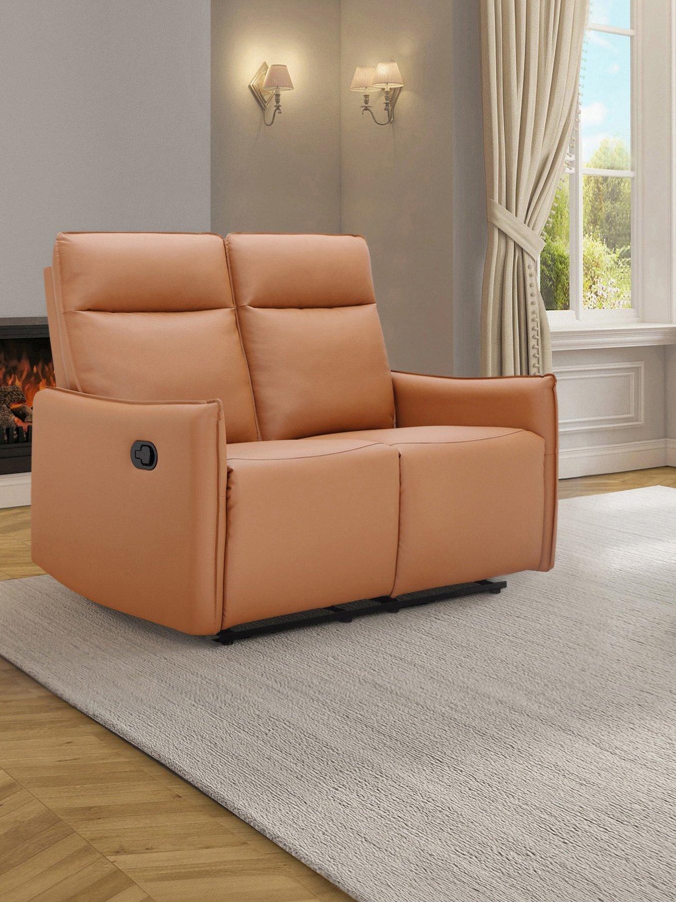 Dorel Home: Lugo Faux Leather 2 Seater Manual Recliner
