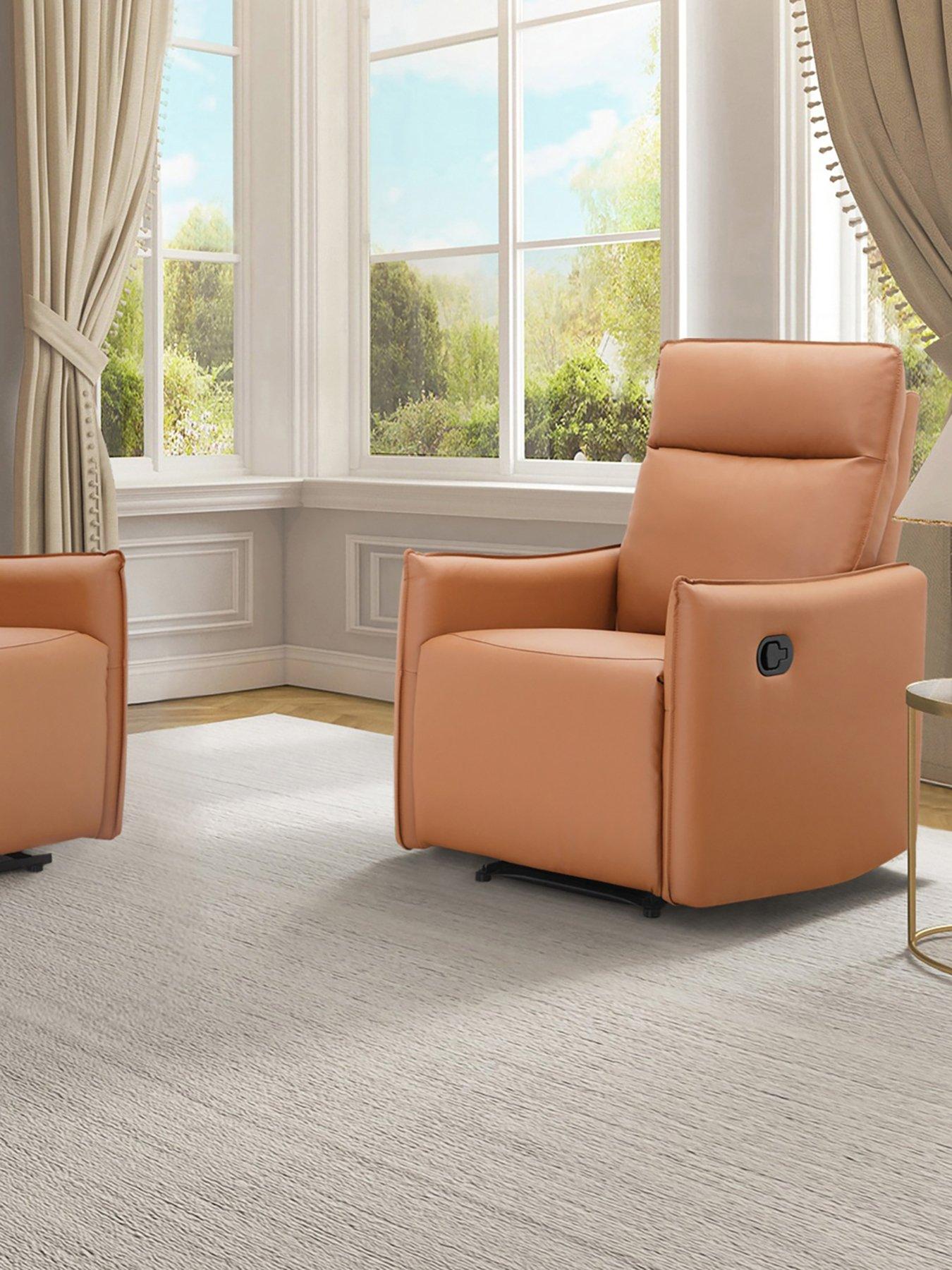 Dorel Home Lugo Faux Leather Manual Recliner