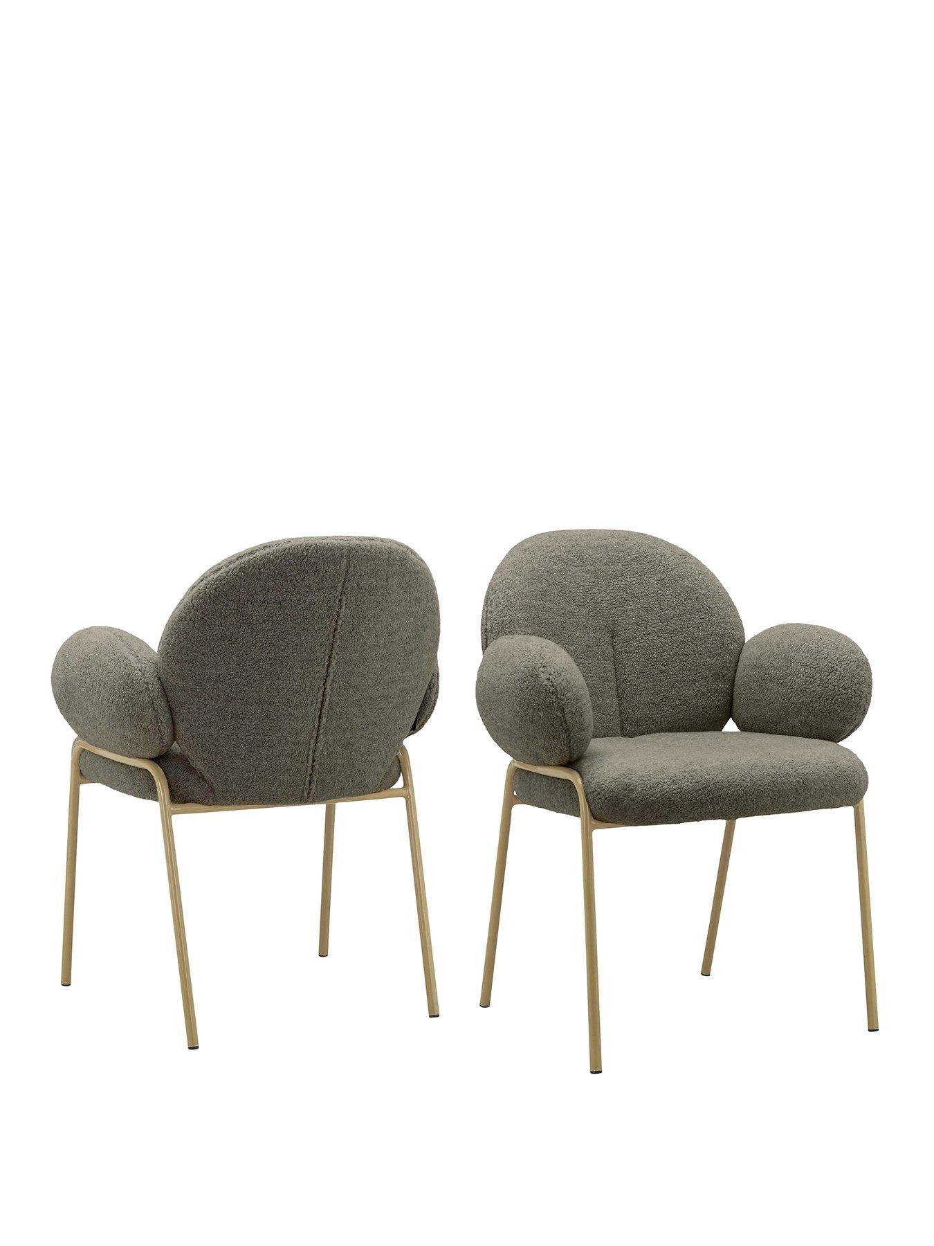 Image 2 of 7 of Dorel Home Iwama Set of 2 Cosy Dining Chairs