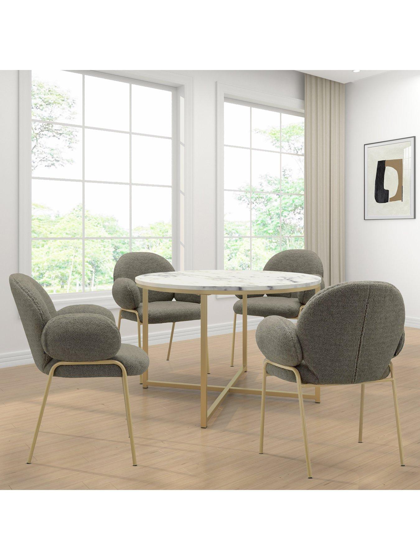 Image 7 of 7 of Dorel Home Iwama Set of 2 Cosy Dining Chairs