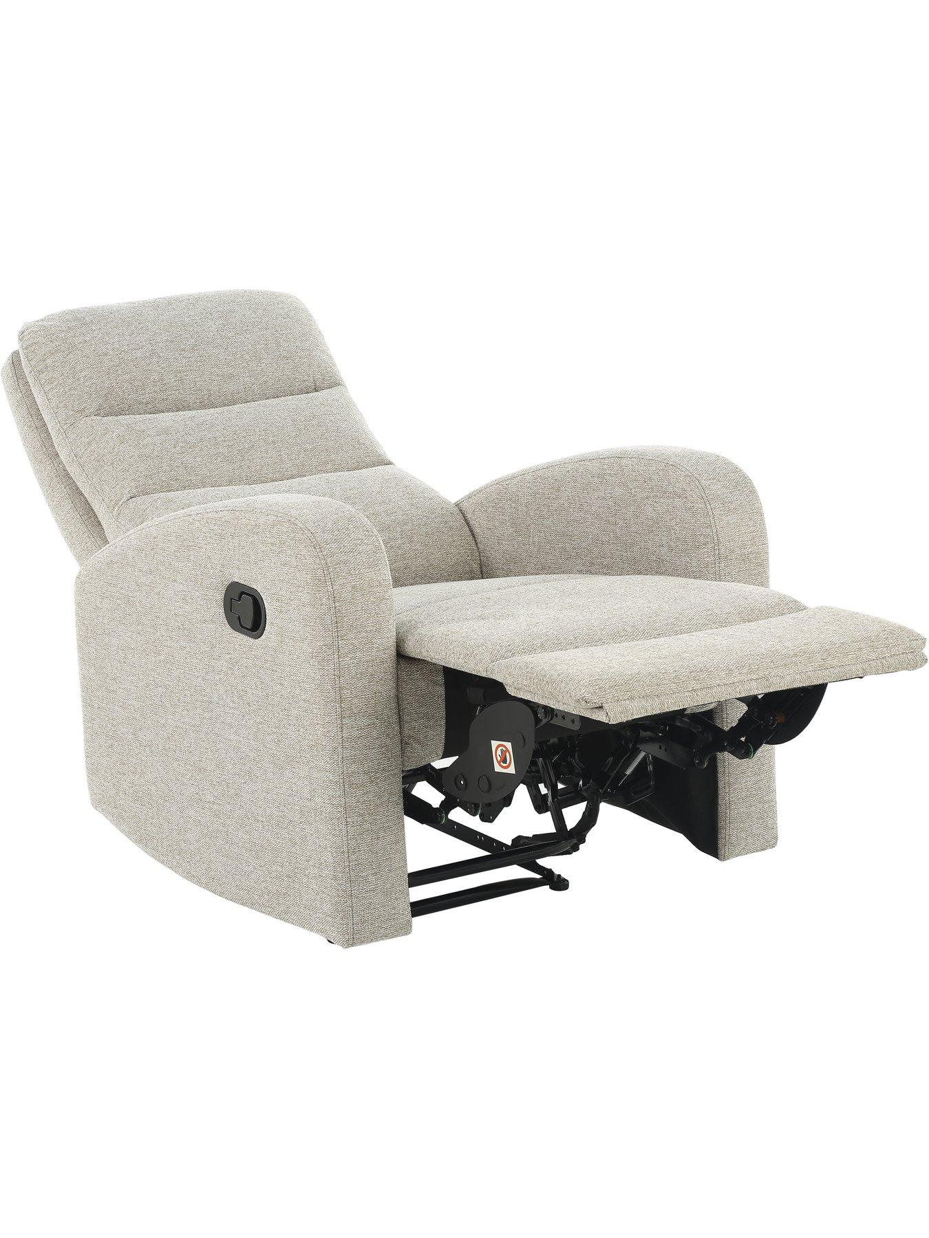 Image 4 of 7 of Dorel Home Rena Fabric Manual Recliner Armchair