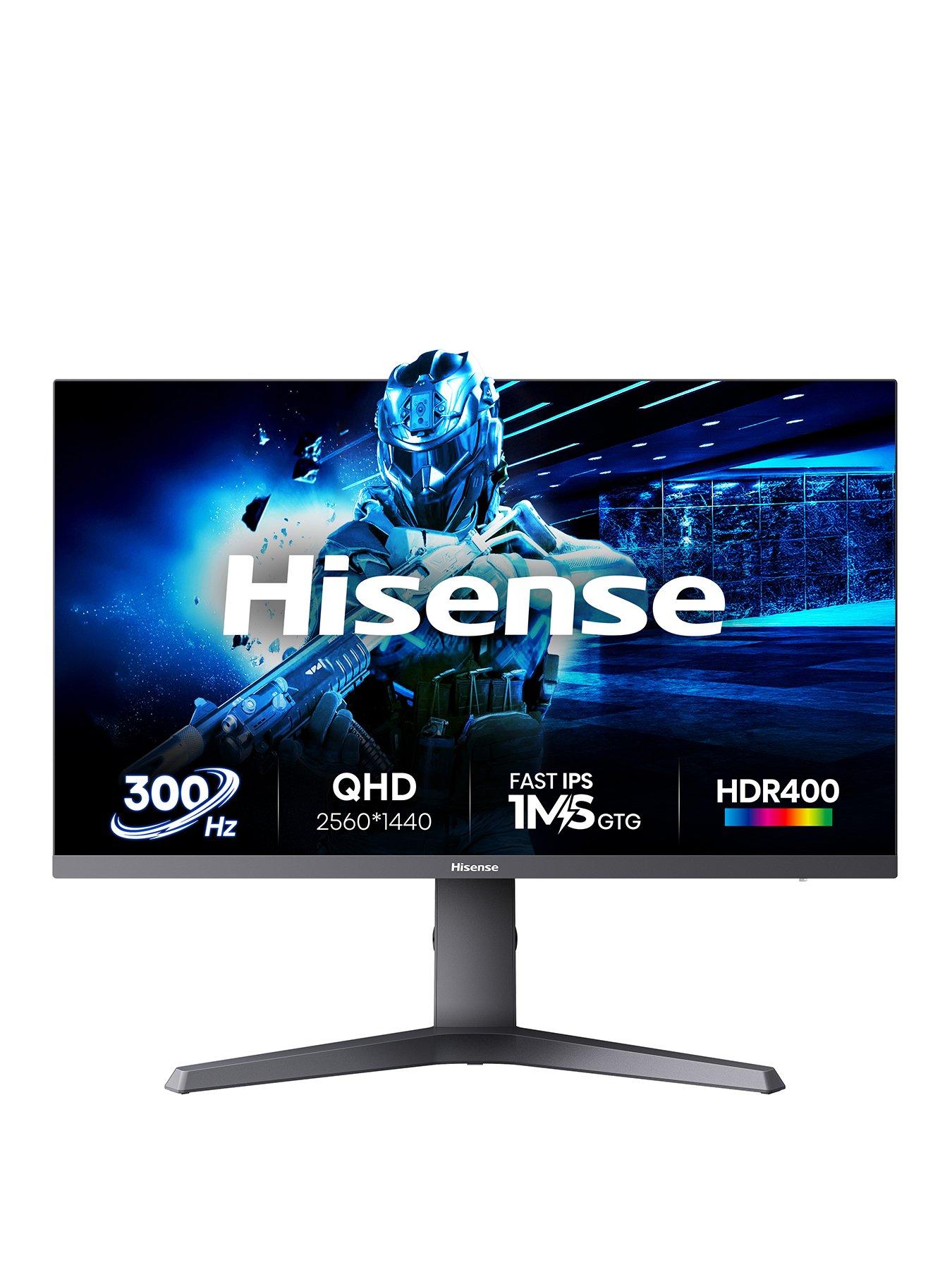 Hisense 27G6QUK - 27in - QHD - 300Hz - IPS - Gaming Monitor | Very
