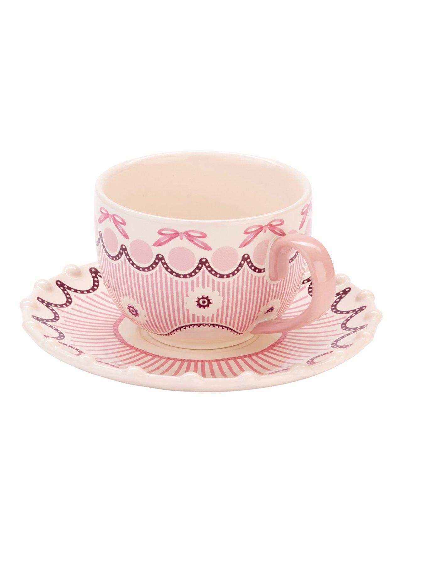 Image 3 of 5 of Cath Kidston Spitalfields Silk Teacup &amp; Saucer
