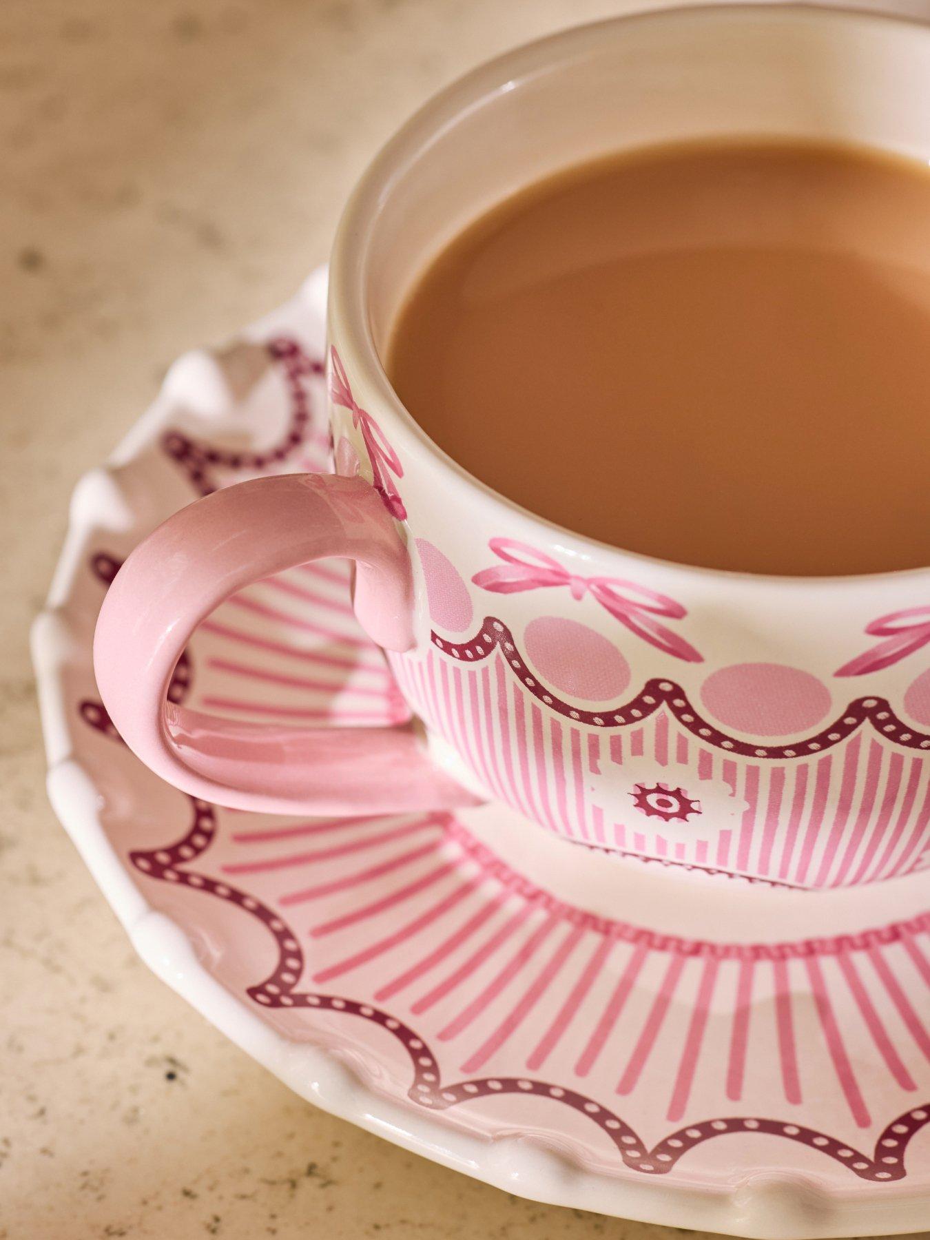 Image 4 of 5 of Cath Kidston Spitalfields Silk Teacup &amp; Saucer