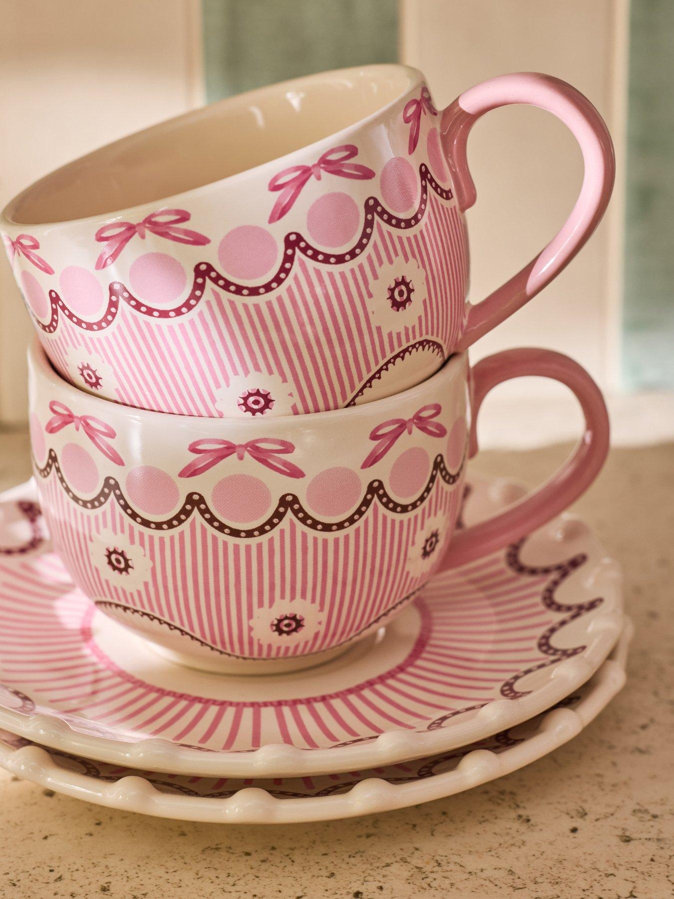 Image 5 of 5 of Cath Kidston Spitalfields Silk Teacup &amp; Saucer
