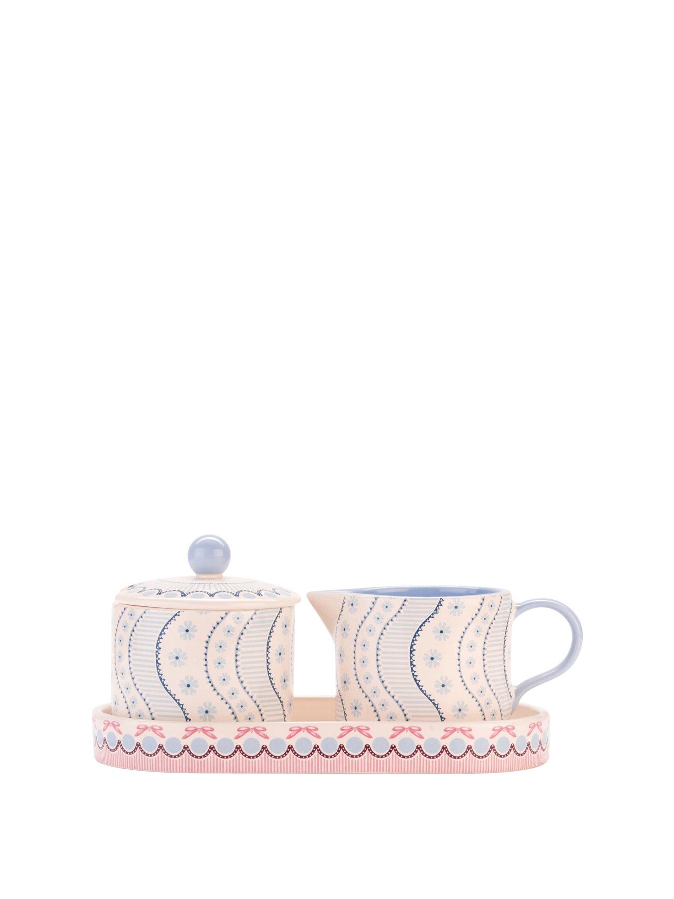 Cath Kidston Spitalfields Silk Sugar and Milk Jug Set