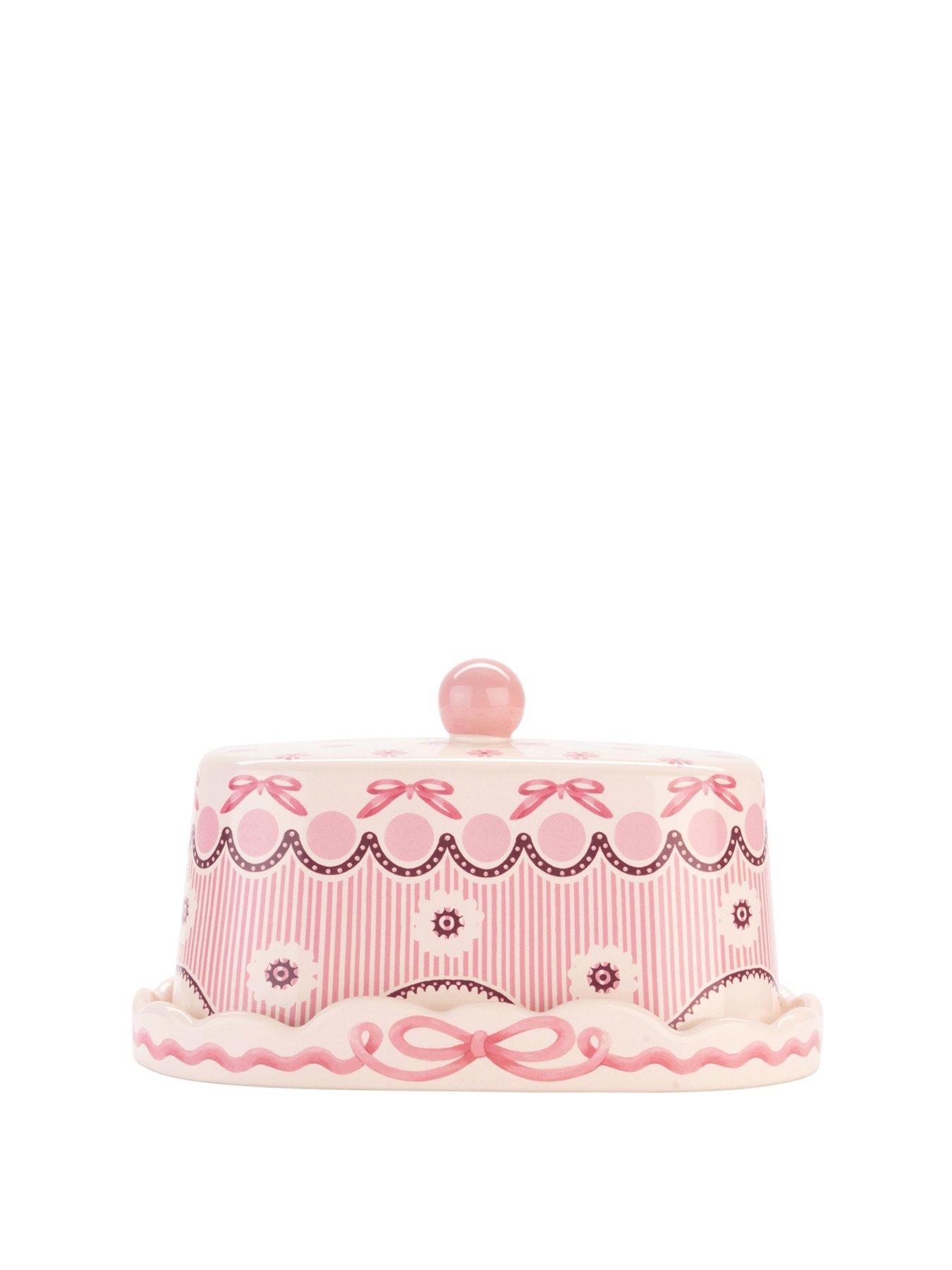 Image 1 of 3 of Cath Kidston Spitalfields Silk Butter Dish