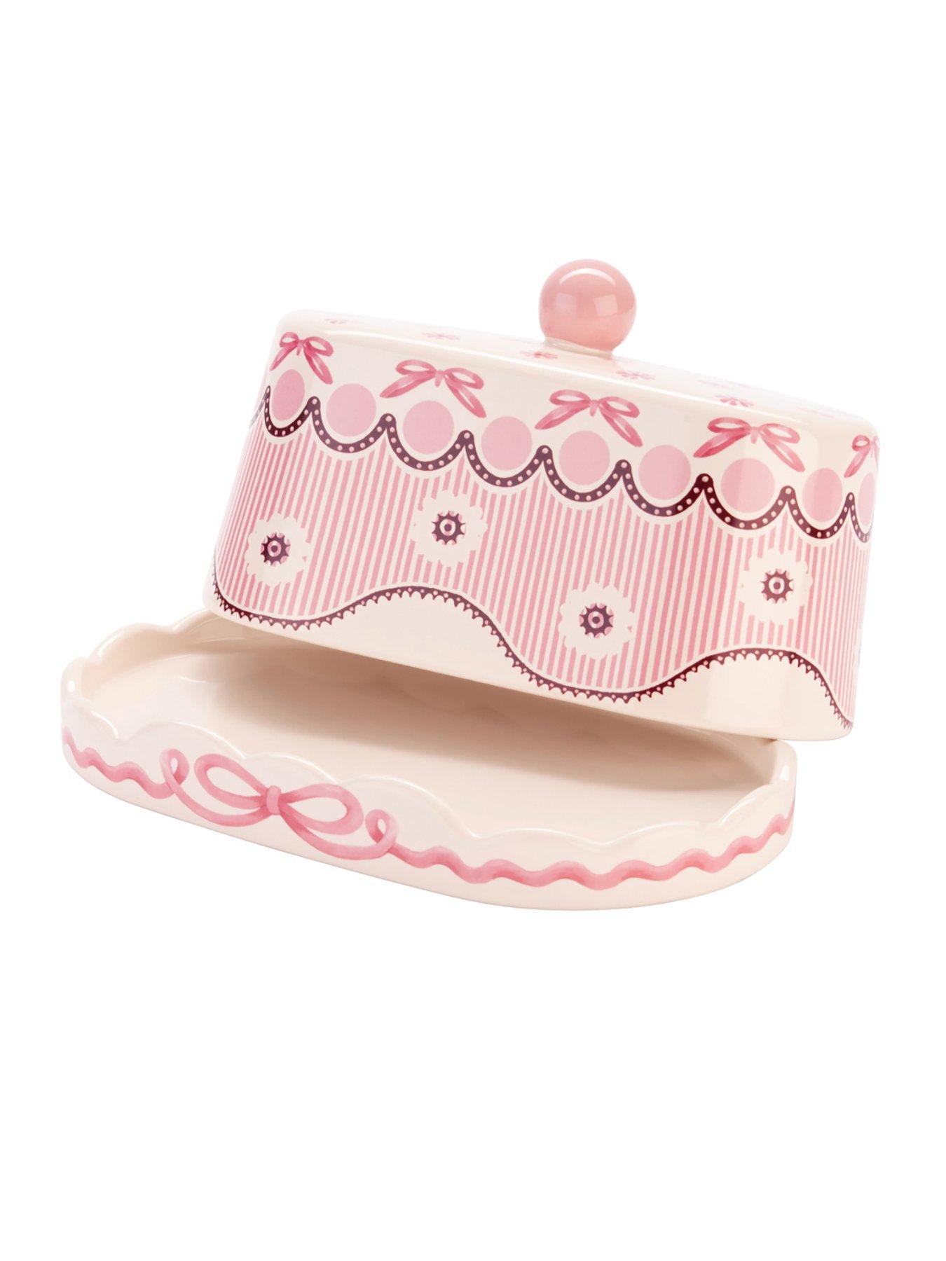 Image 3 of 3 of Cath Kidston Spitalfields Silk Butter Dish