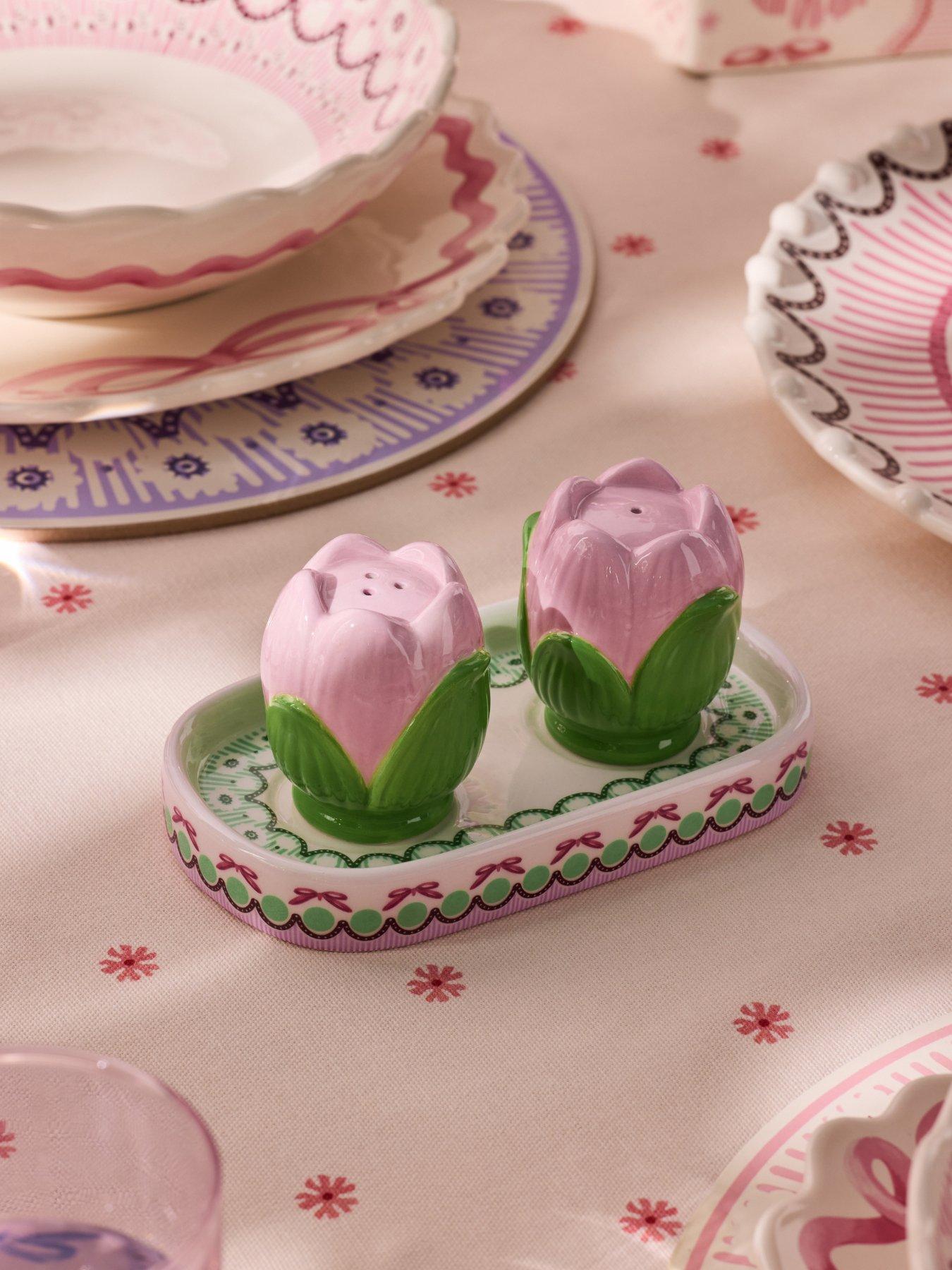 Cath Kidston Spitalfields Silk Salt & Pepper Shaker Set