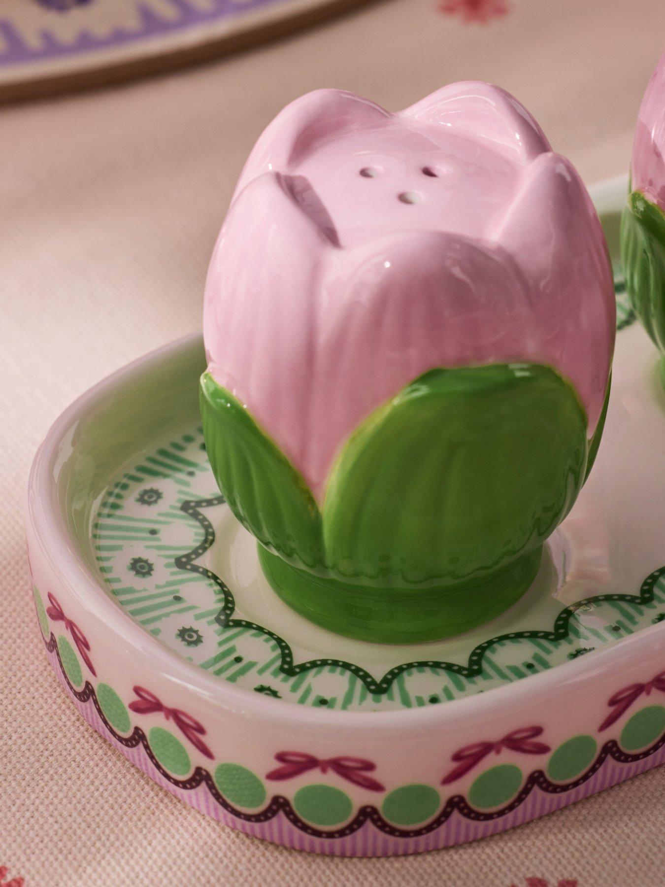 Image 7 of 7 of Cath Kidston Spitalfields Silk Salt &amp; Pepper Shaker Set