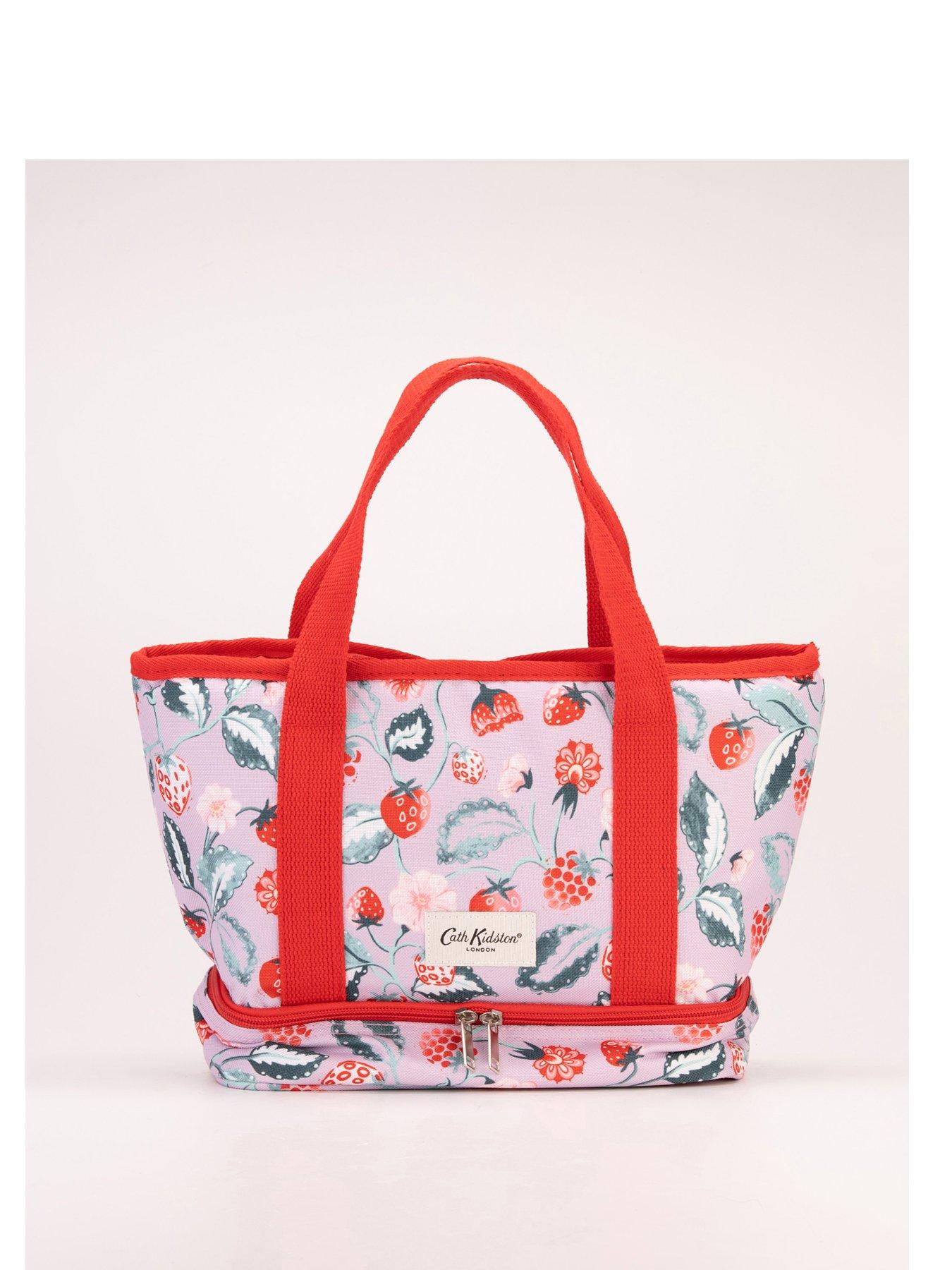 Cath Kidston Raspberry Tote Lunch Bag