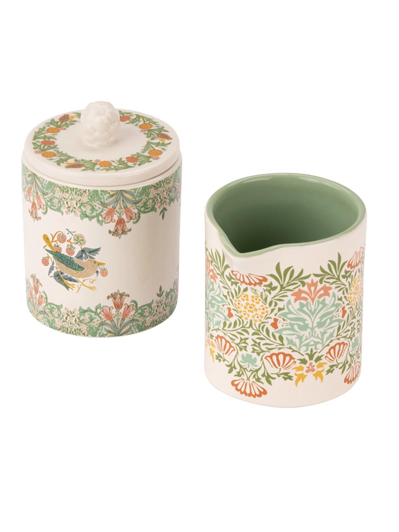 Image 3 of 4 of William Morris at Home Kg Sugar Bowl &amp; Milk Jug Set