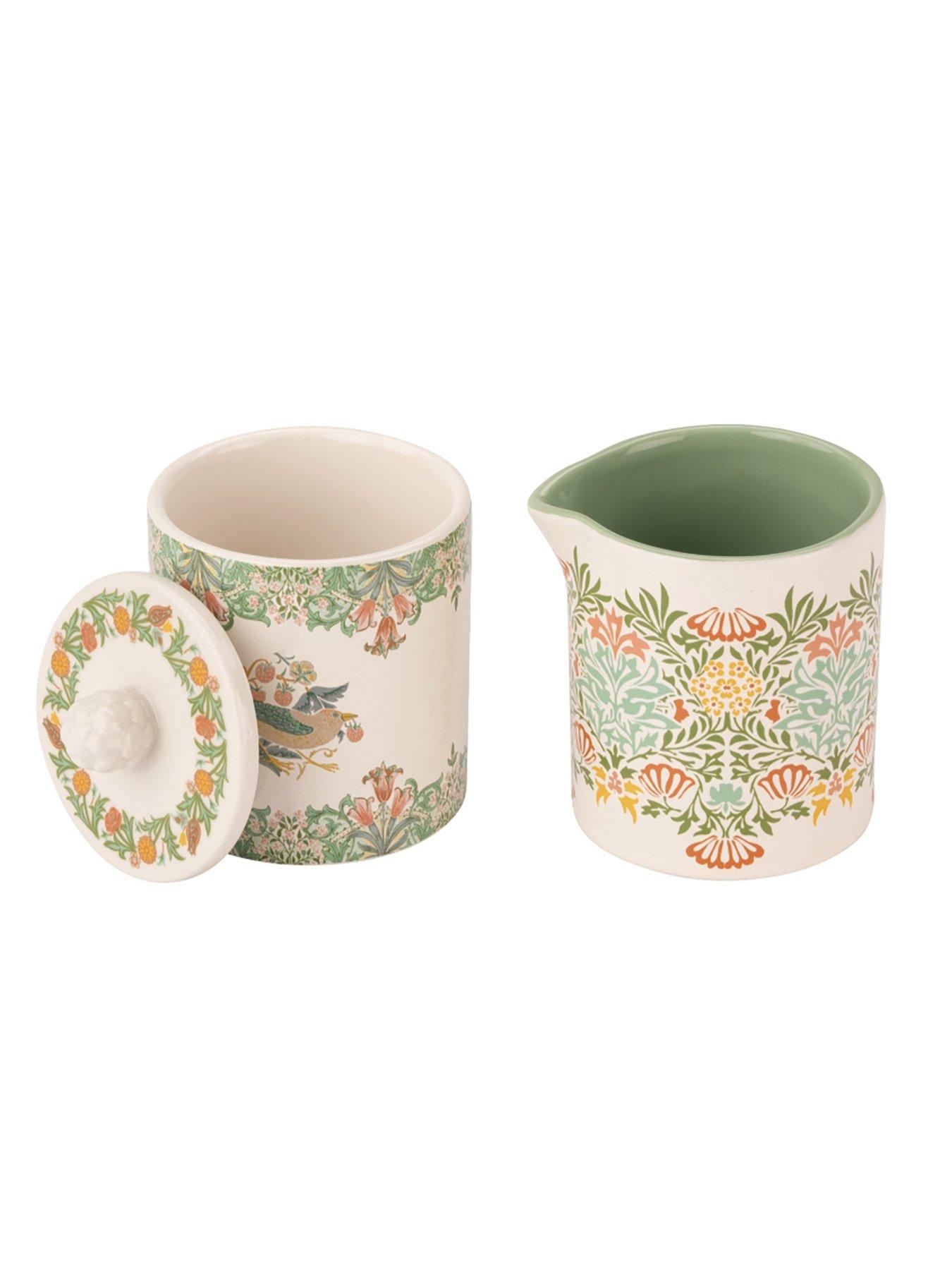 Image 4 of 4 of William Morris at Home Kg Sugar Bowl &amp; Milk Jug Set