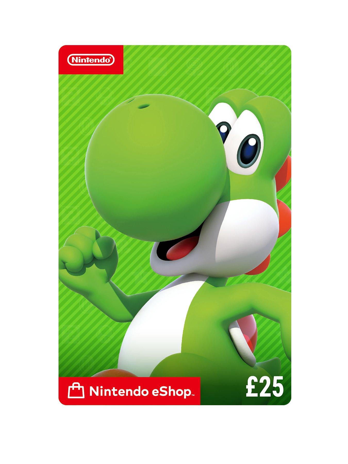 Nintendo Eshop £25 Digital Gift Card (Digital Download)