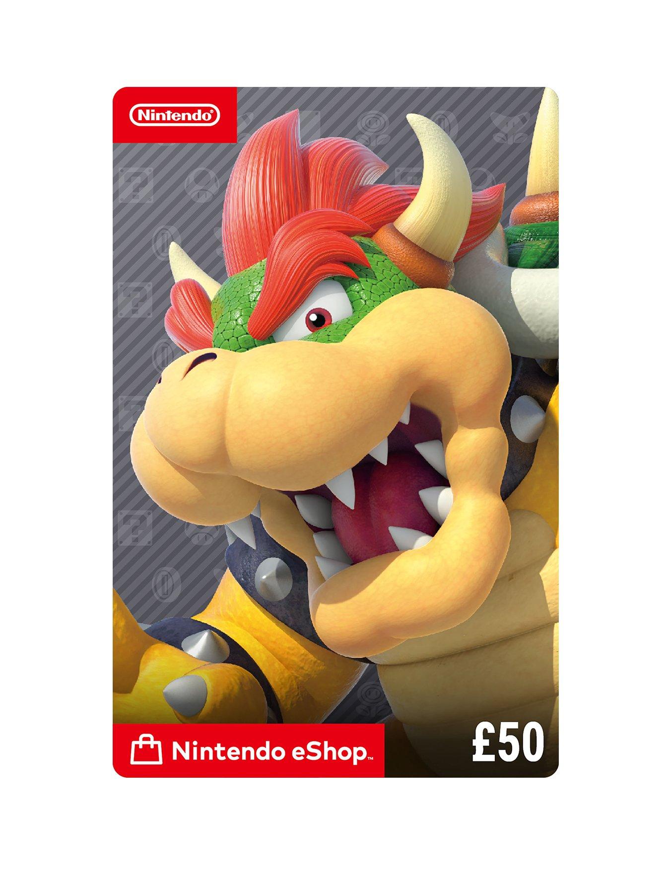 Nintendo Eshop £50 Digital Gift Card (Digital Download)