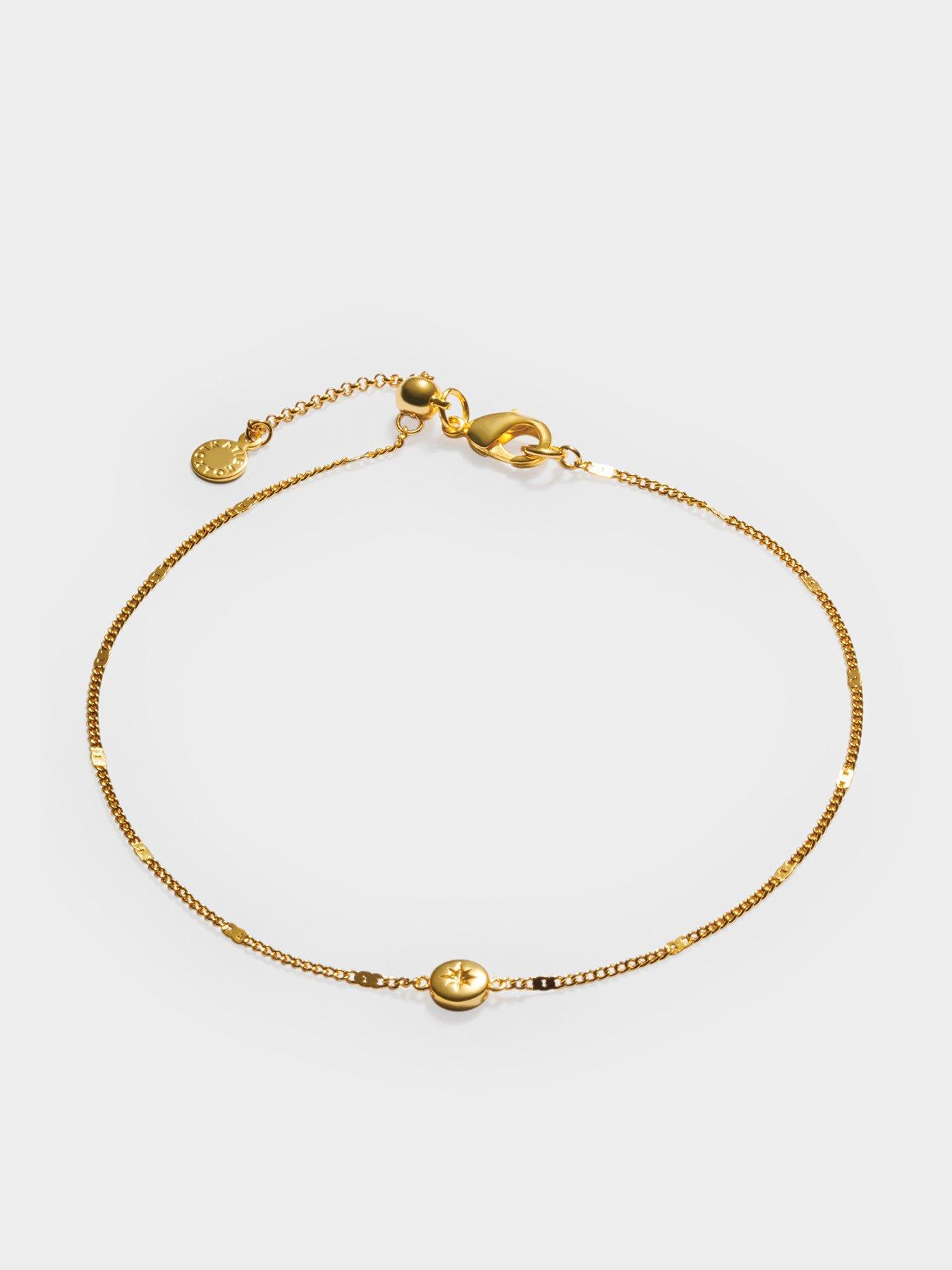 Image 2 of 5 of Katie Loxton APHIRA ANKLET , Gold Coated , 23cm + 3cm extender