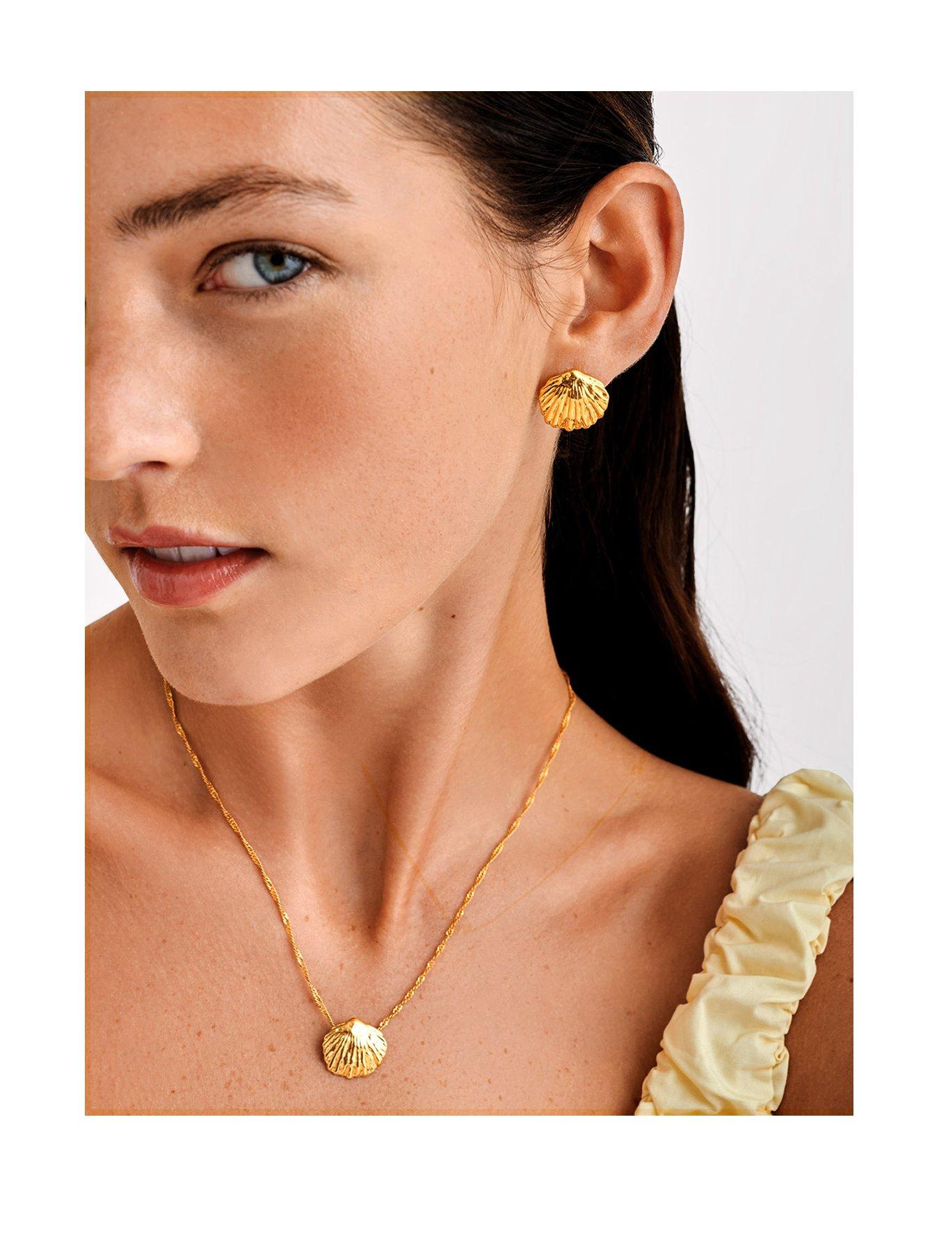 Katie Loxton COCHELLIA TWIST NECKLACE , Gold Coated , 45cm + 5cm extender