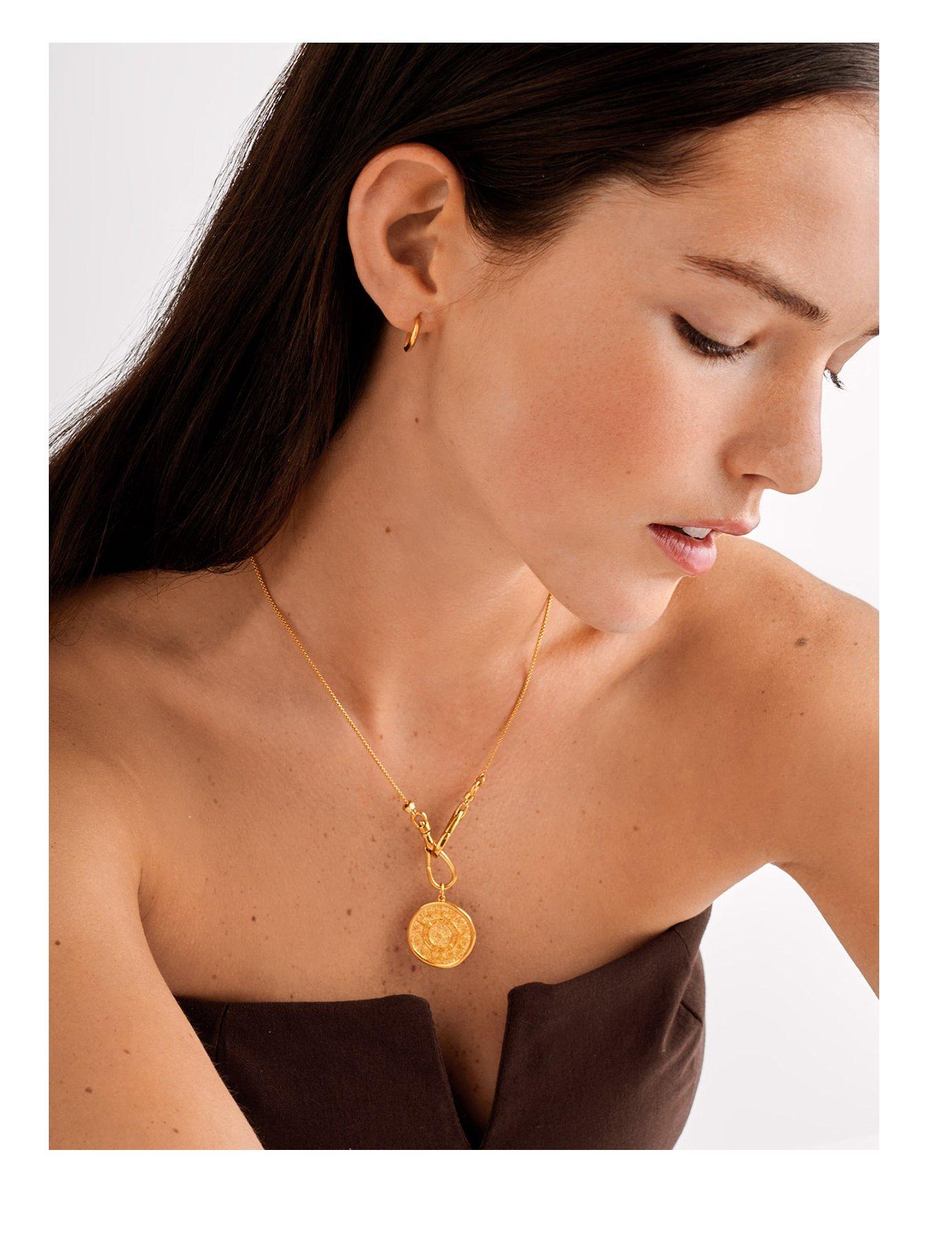 Katie Loxton OPHENA NECKLACE , Gold Coated , 45cm