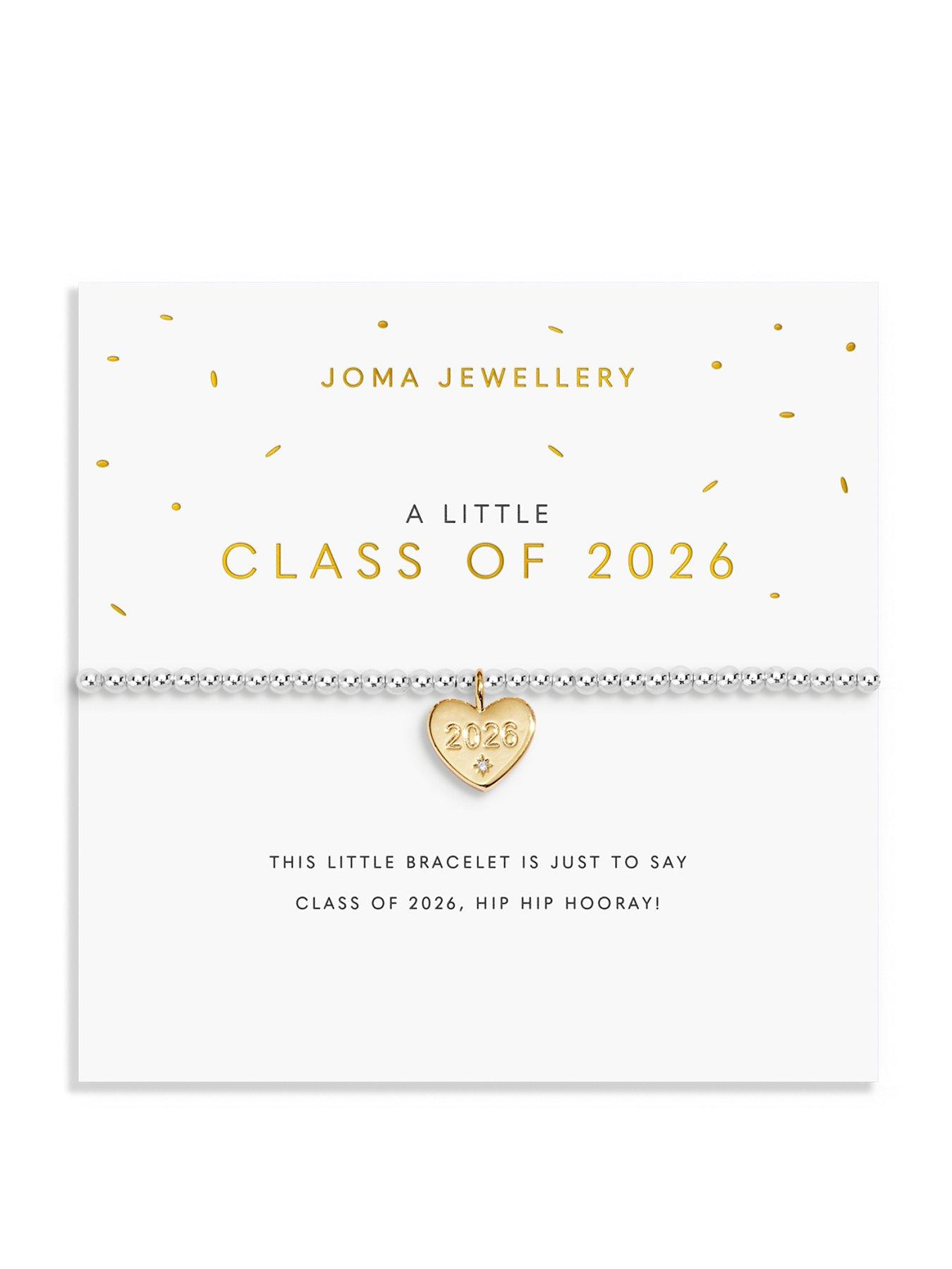 Katie Loxton A LITTLE , CLASS OF 2026 , Silver & Gold Plated , Bracelet , 17.5cm stretch