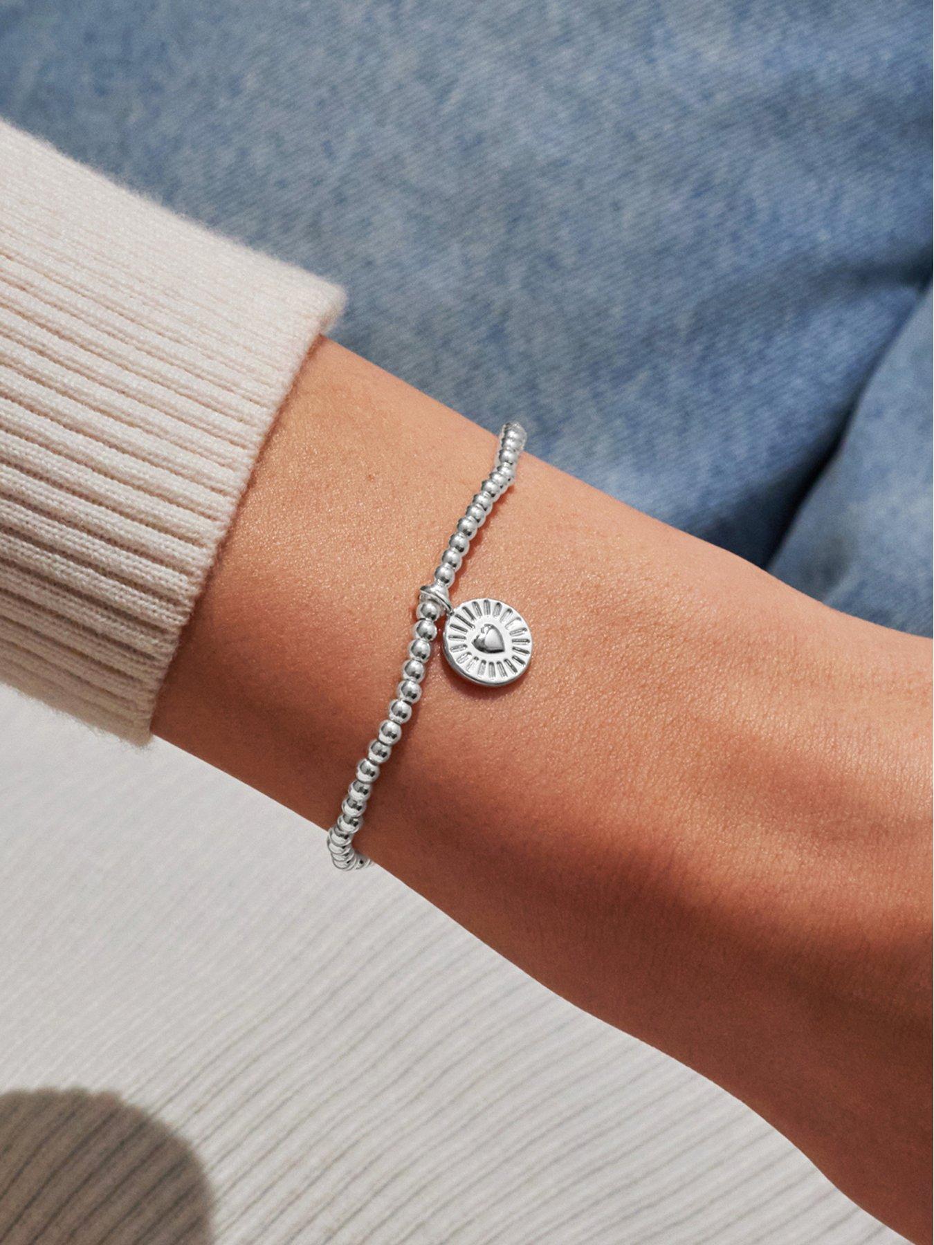 Image 2 of 5 of Joma Jewellery A LITTLE , WORK BESTIE , Silver Plated , Bracelet , 17.5cm stretch