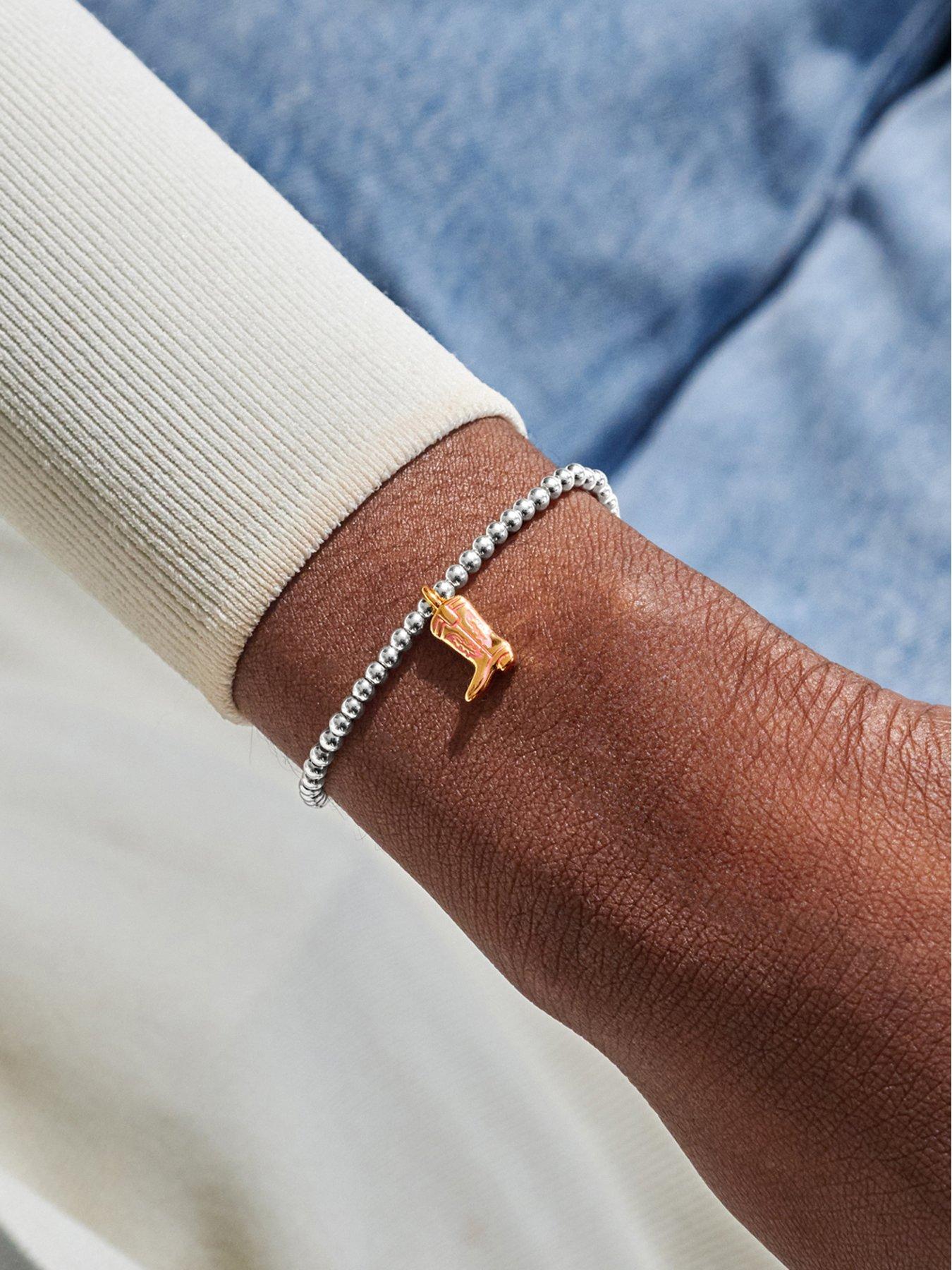 Image 2 of 5 of Joma Jewellery A LITTLE VIBES , YEEHAW , Silver Plated , Bracelet , 17.5cm stretch