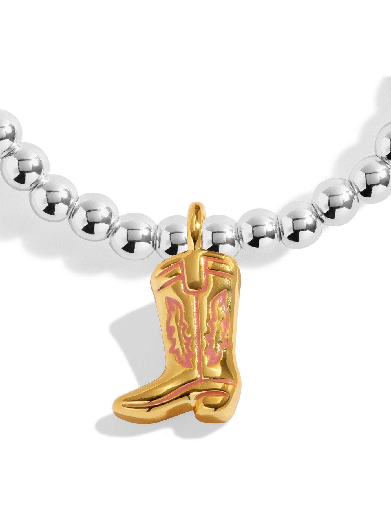 Image 4 of 5 of Joma Jewellery A LITTLE VIBES , YEEHAW , Silver Plated , Bracelet , 17.5cm stretch