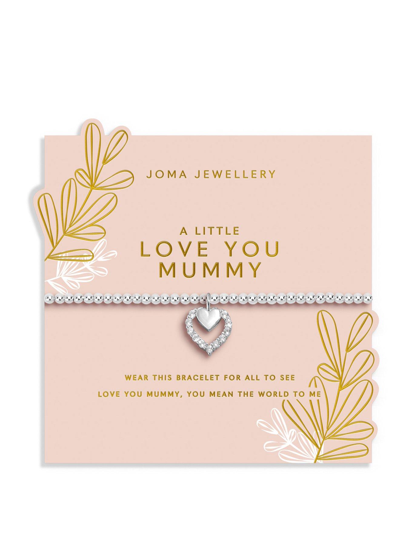 Image 1 of 5 of Joma Jewellery MOTHER'S DAY A LITTLE , LOVE YOU MUMMY , Silver Plated , Bracelet , 17.5cm stretch
