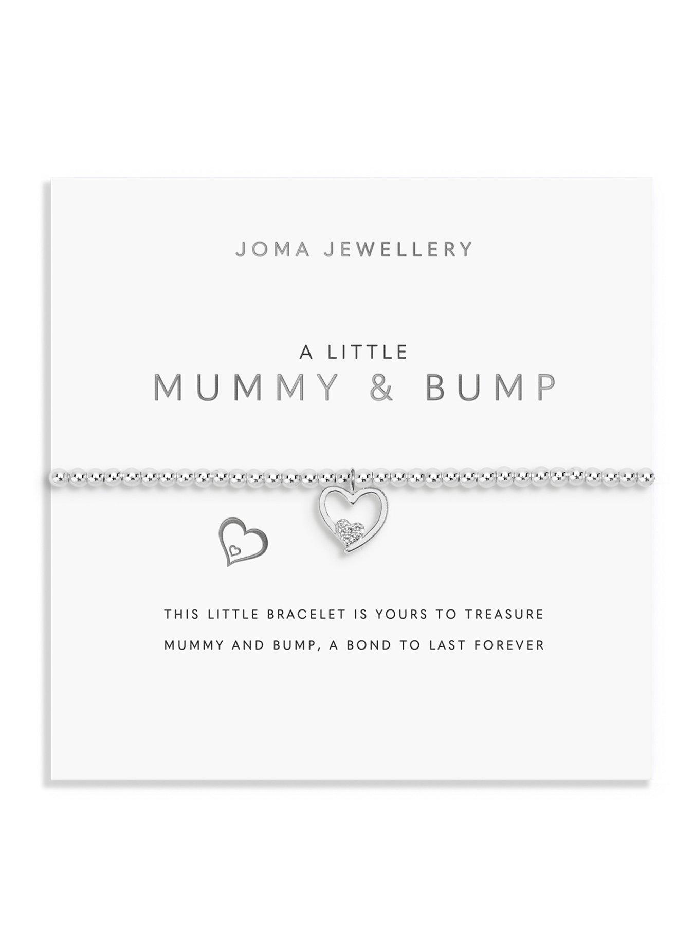 Image 1 of 5 of Joma Jewellery A Little Mummy And Bump Bracelet - Silver Plated