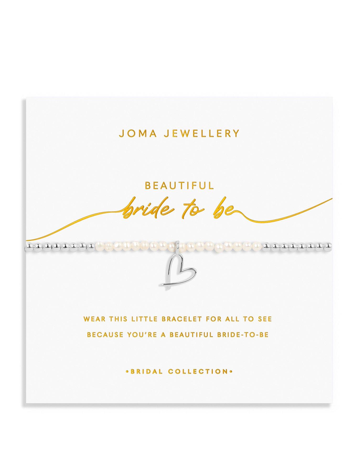 Joma Jewellery BRIDAL PEARL BRACELET , BRIDE TO BE , Silver , Bracelet , 17.5cm stretch