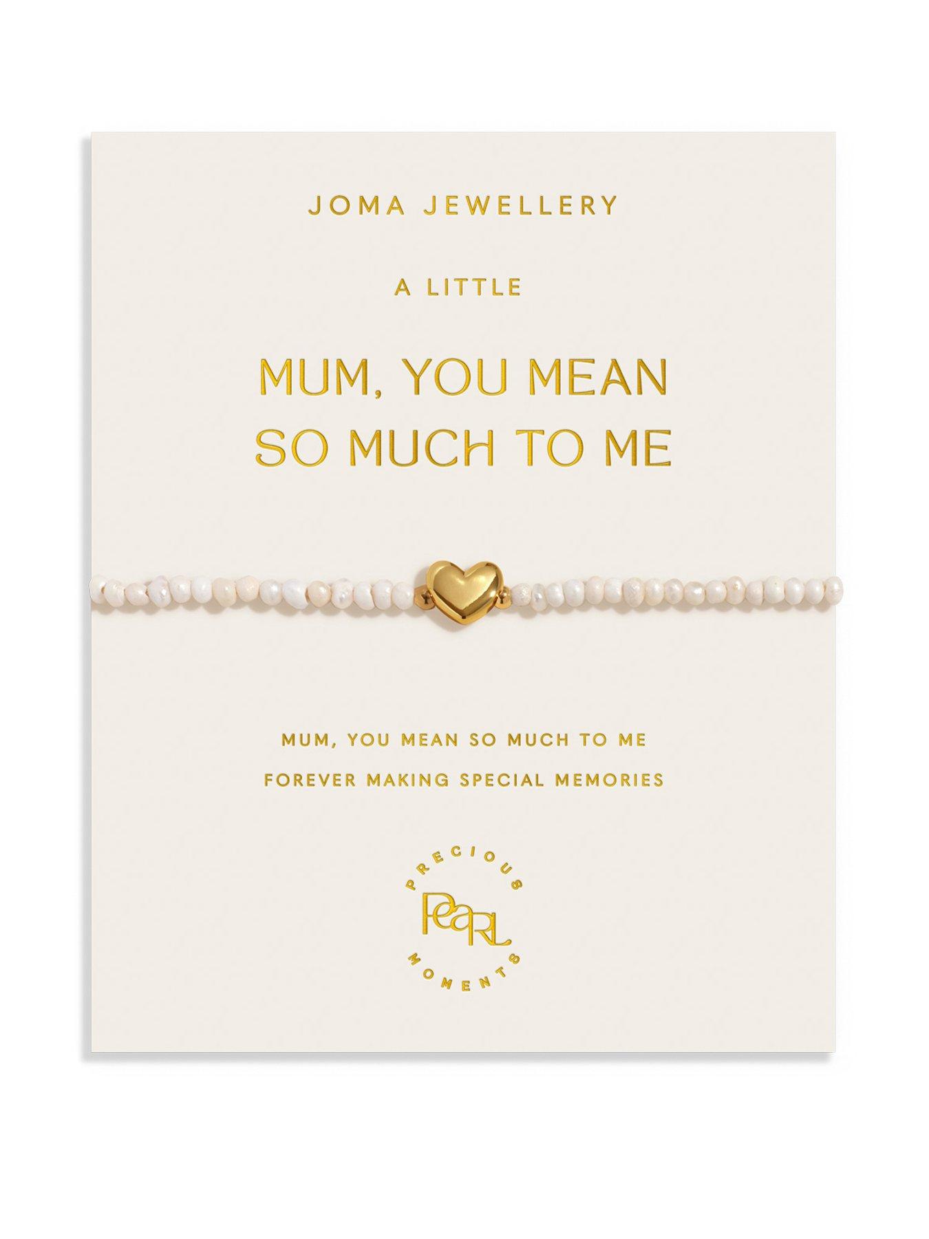 Joma Jewellery PRECIOUS MOMENTS , MUM, YOU MEAN SO MUCH TO ME , Gold Plated , Bracelet , 18cm + 3cm extender