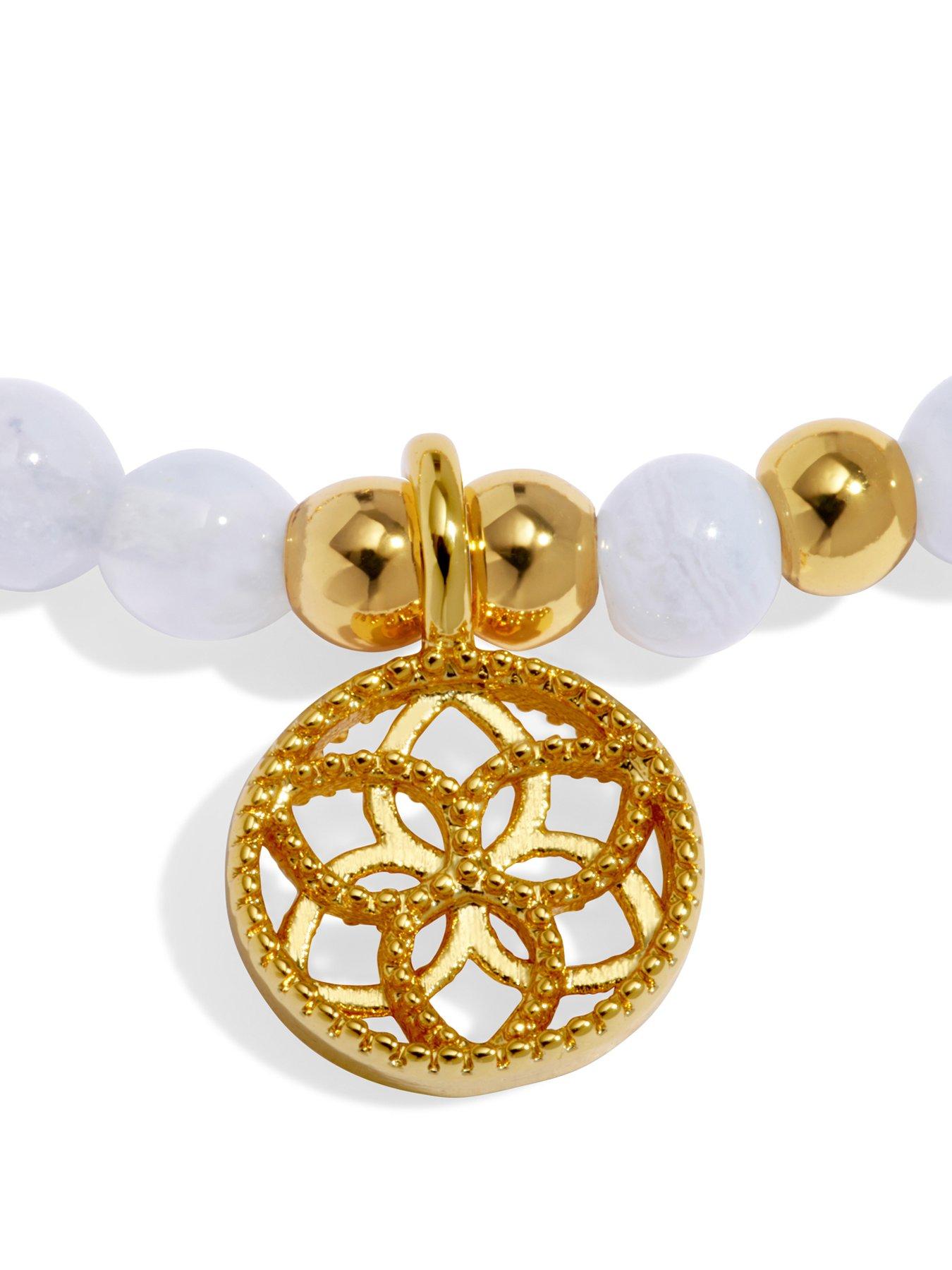 Image 6 of 7 of Joma Jewellery AFFIRMATION CARD , DREAMER , Gold Plated , Bracelet , 17.5cm stretch