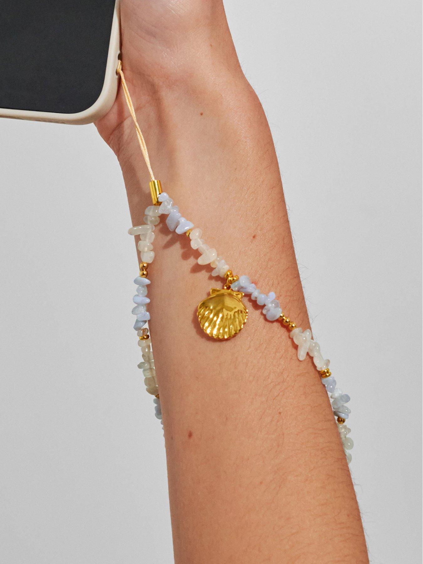 Katie Loxton PHONE CHARM , SEA SHELL , Gold Plated , Phone Charm , 30 ...