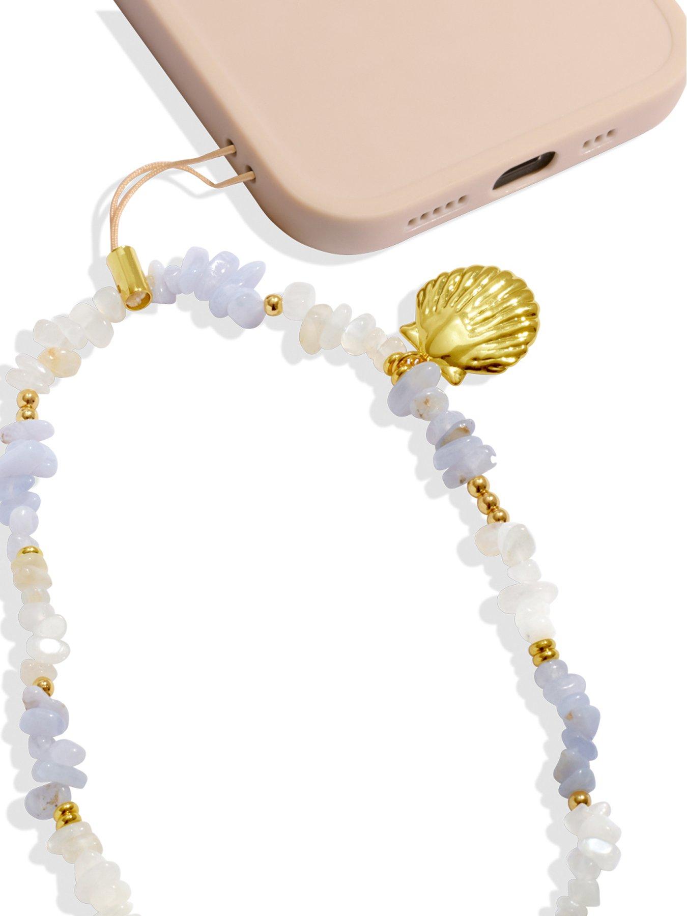 Katie Loxton PHONE CHARM , SEA SHELL , Gold Plated , Phone Charm , 30 ...