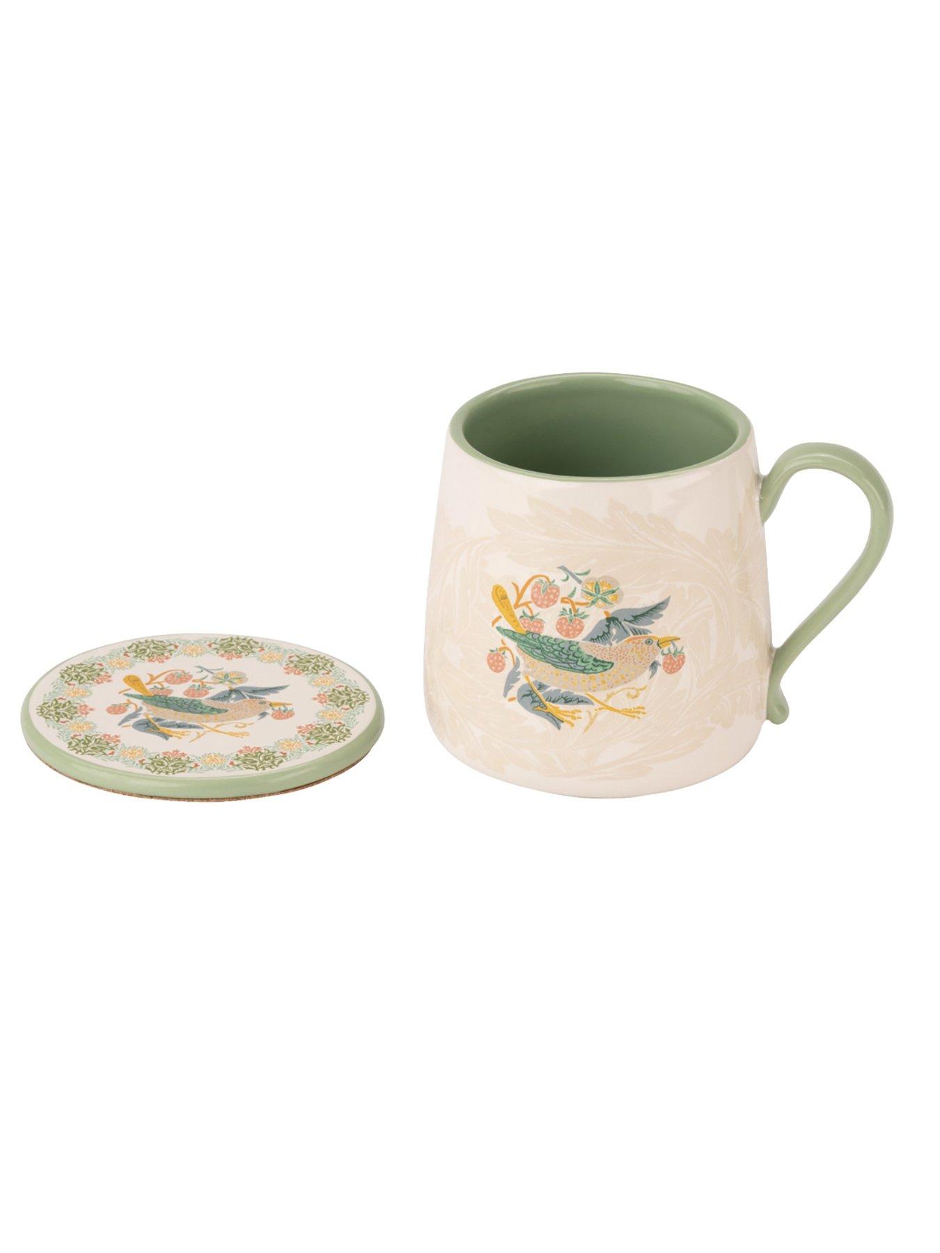 Image 2 of 5 of William Morris at Home Kg Mug &amp; Coaster Set