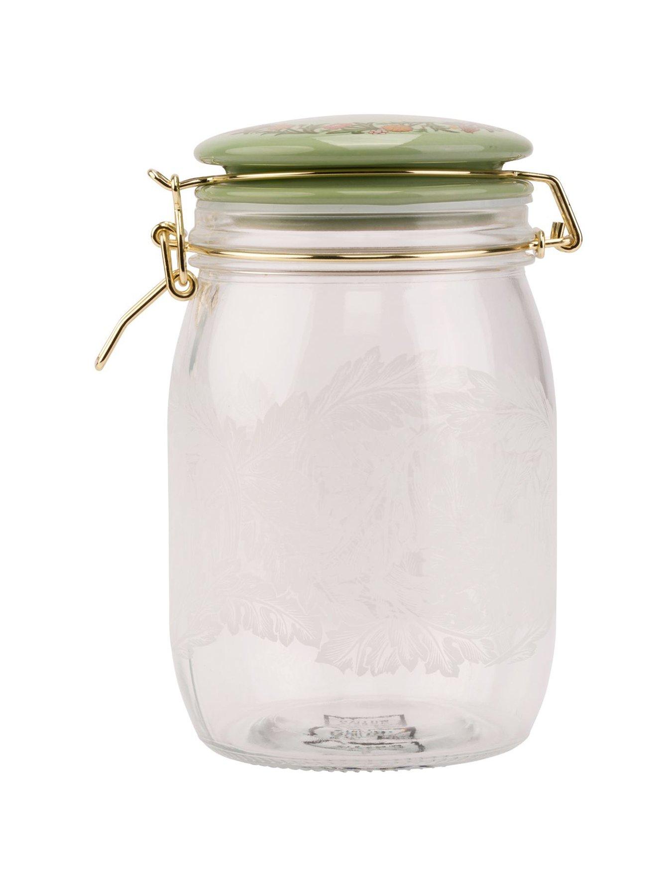 William Morris at Home Kg Cliptop Glass Jar - 1l