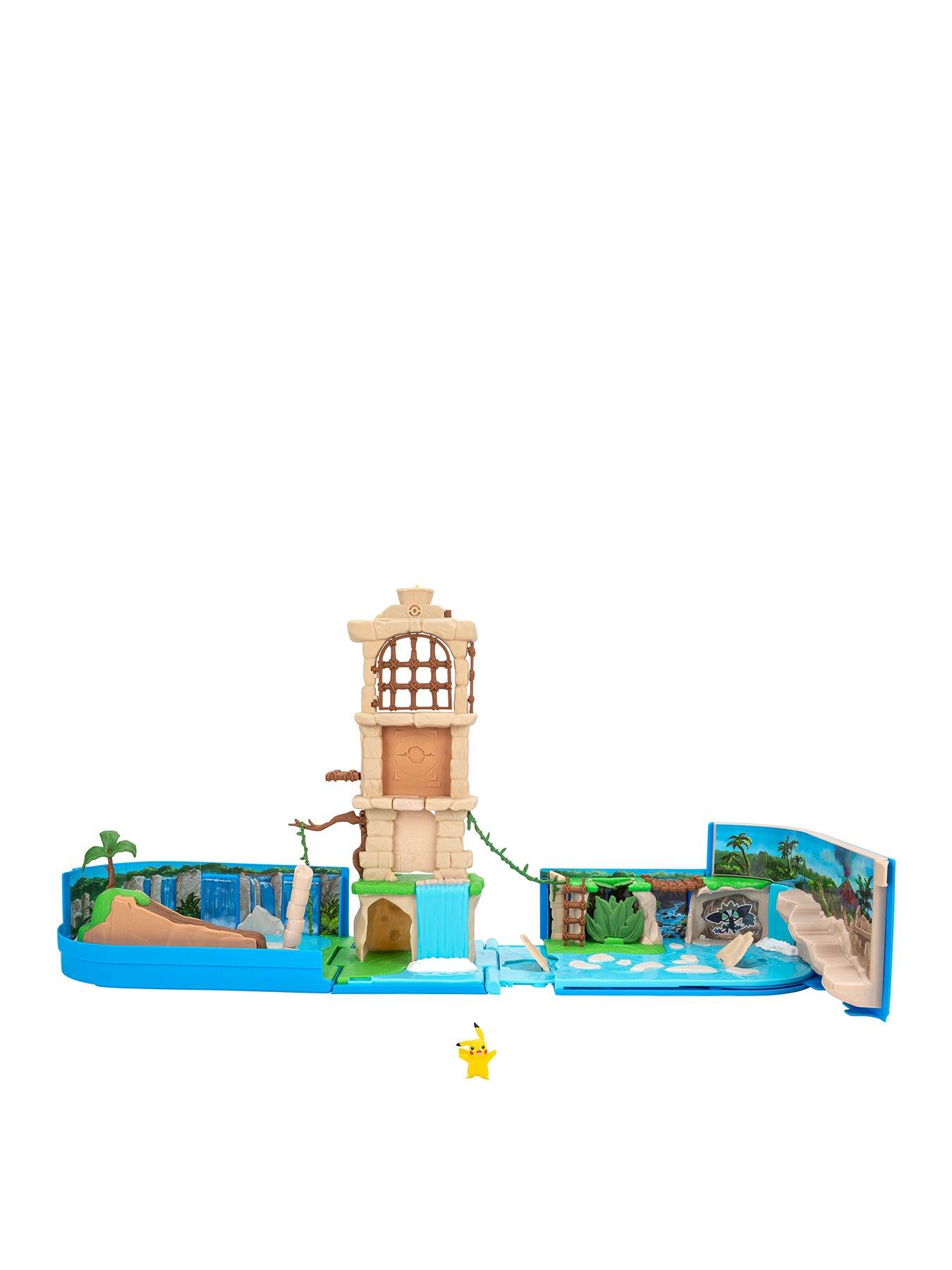 Pokemon Carry Case Battle Ruins Playset - Portable Transforming Backpack Playset