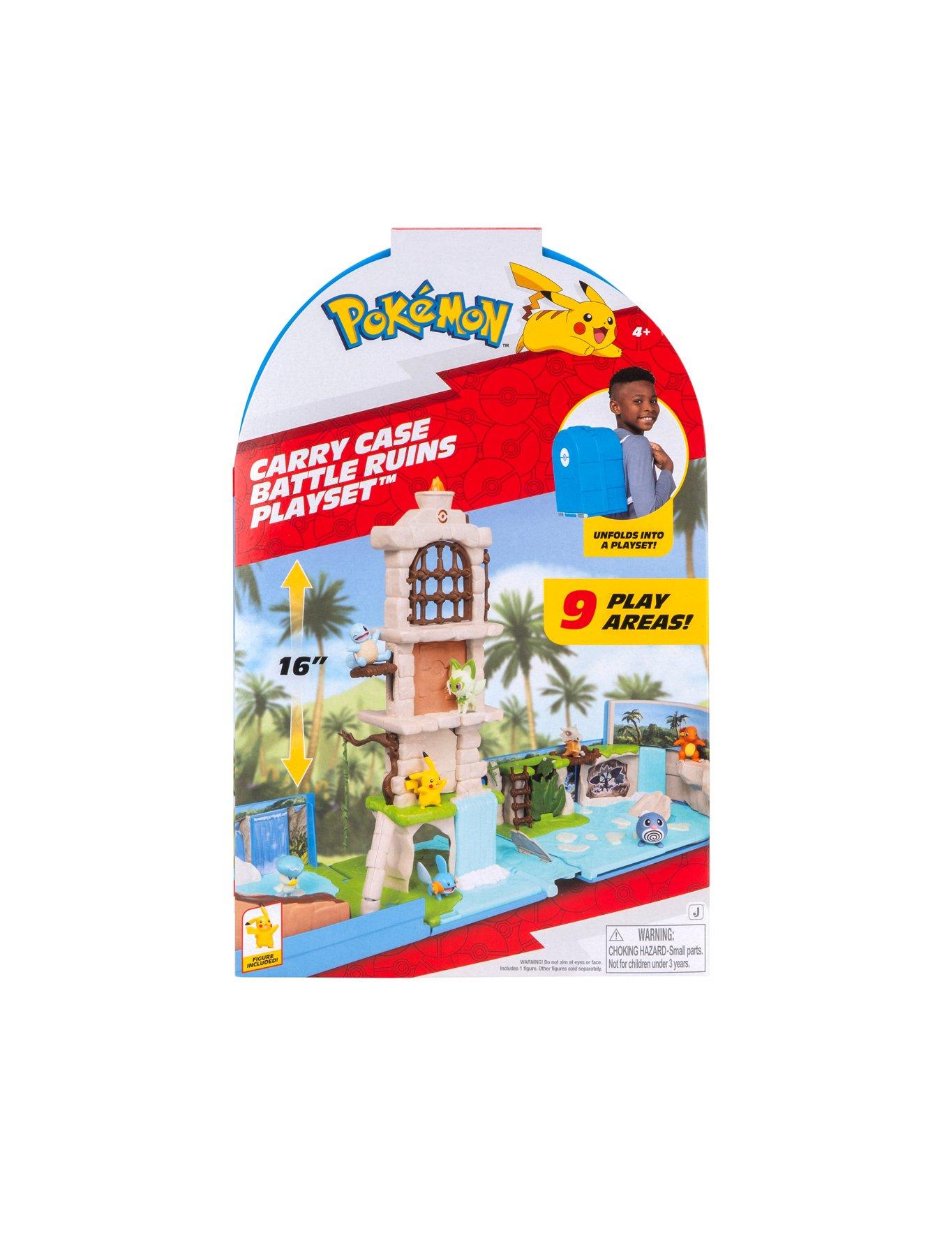 Image 2 of 8 of Pokemon Carry Case Battle Ruins Playset - Portable Transforming Backpack Playset