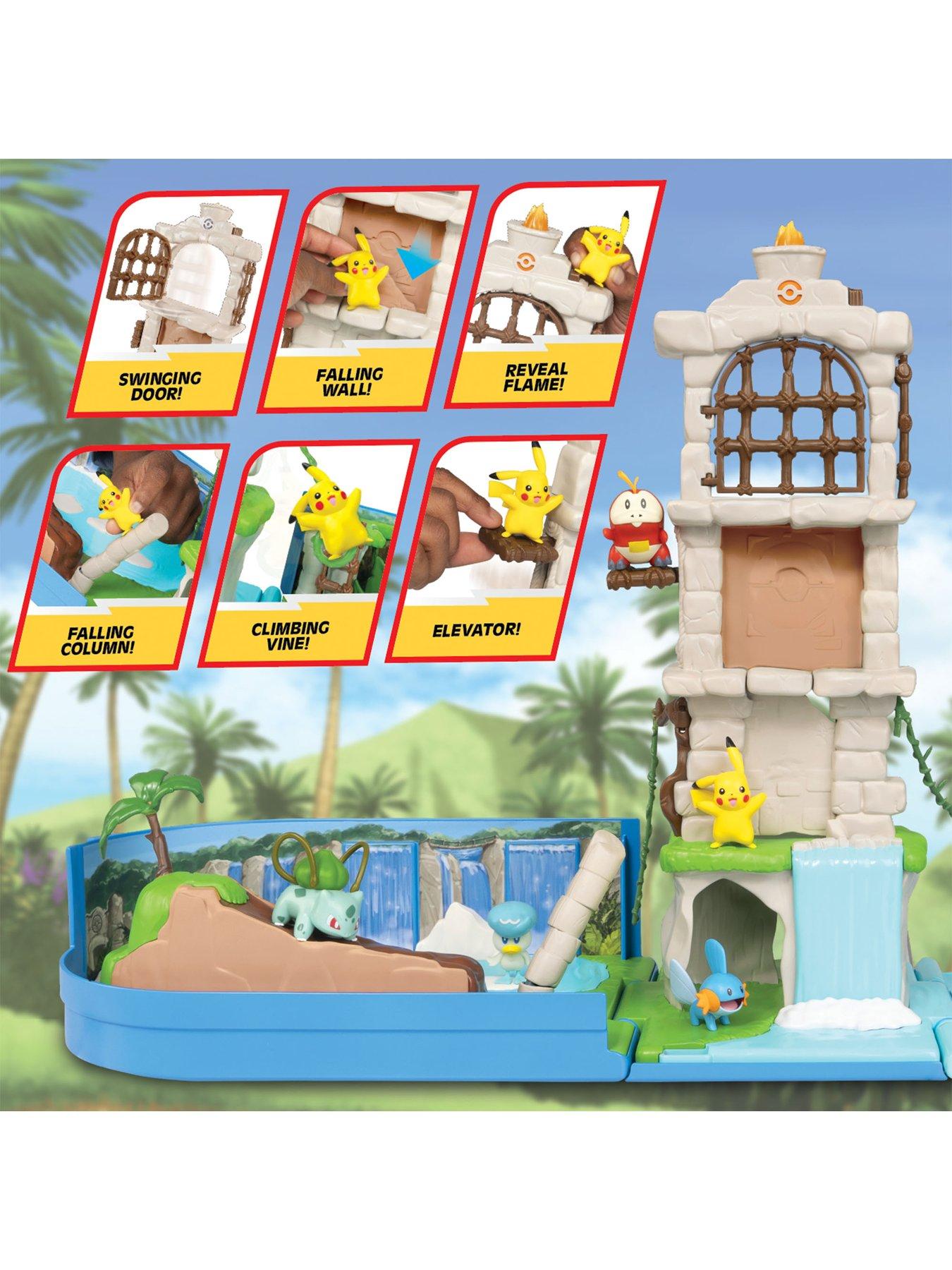 Image 4 of 8 of Pokemon Carry Case Battle Ruins Playset - Portable Transforming Backpack Playset